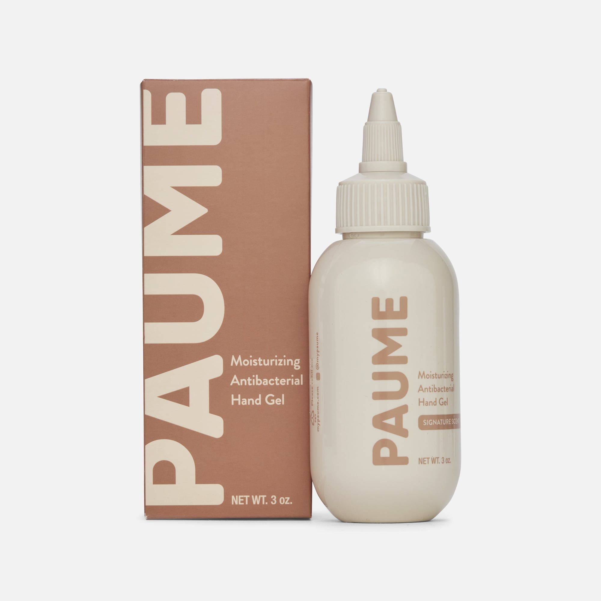 PAUME Hand Sanitizer Travel Bottle, 3 fl oz.