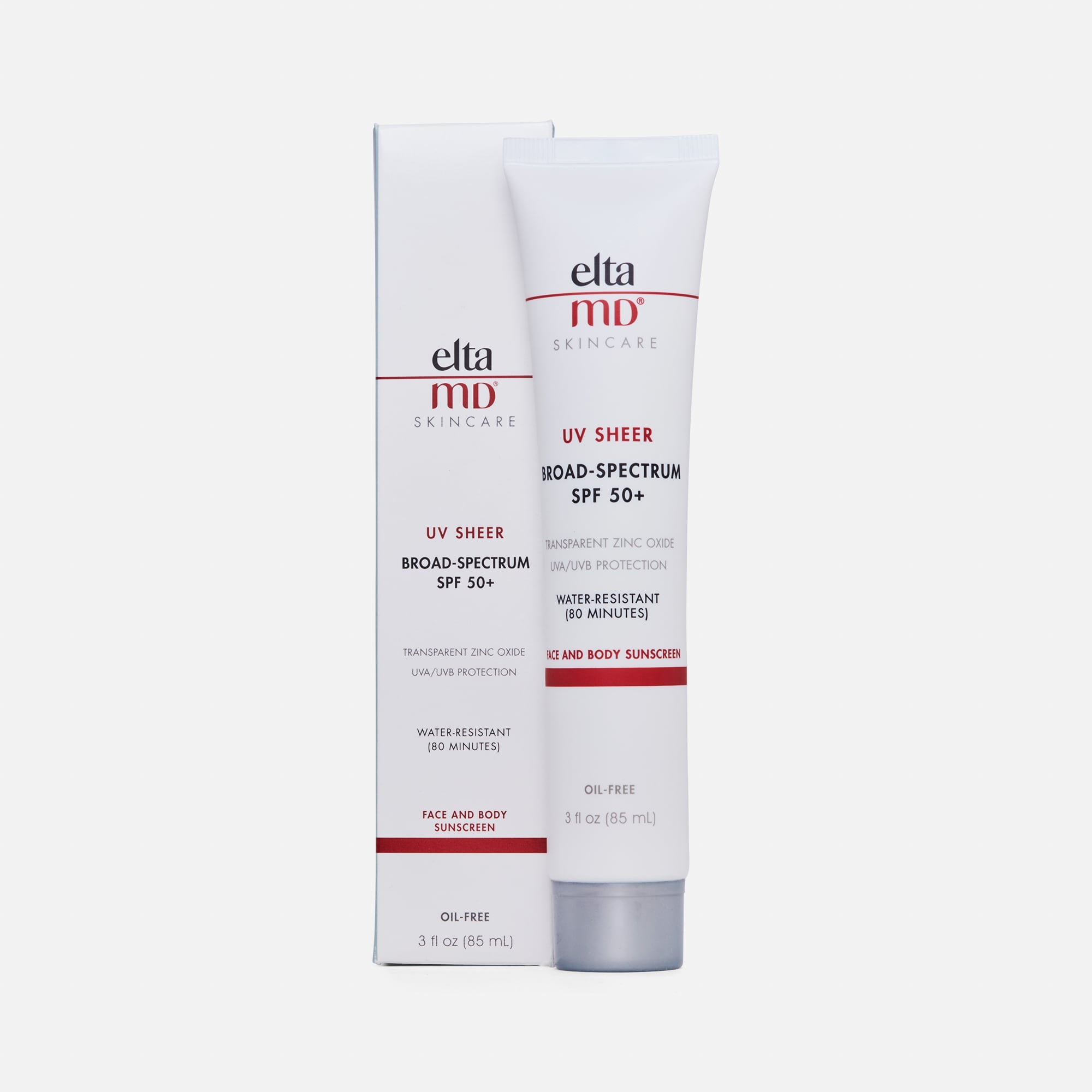 EltaMD UV Sheer Broad-Spectrum Zinc Oxide Face & Body Sunscreen, SPF 50+, , large