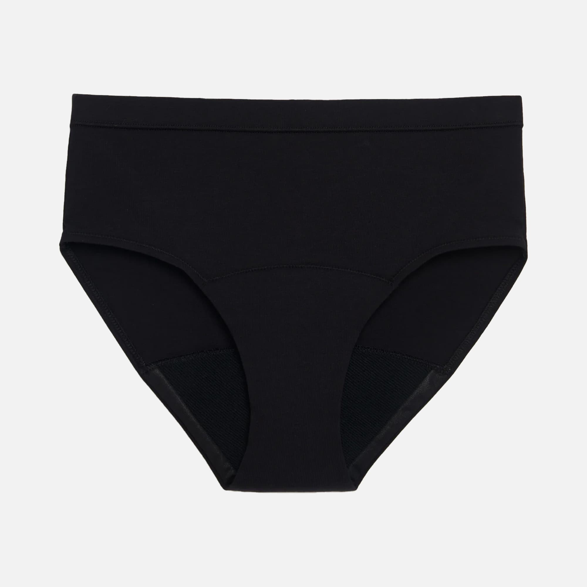 Thinx Teens All Day Brief, Black, , large