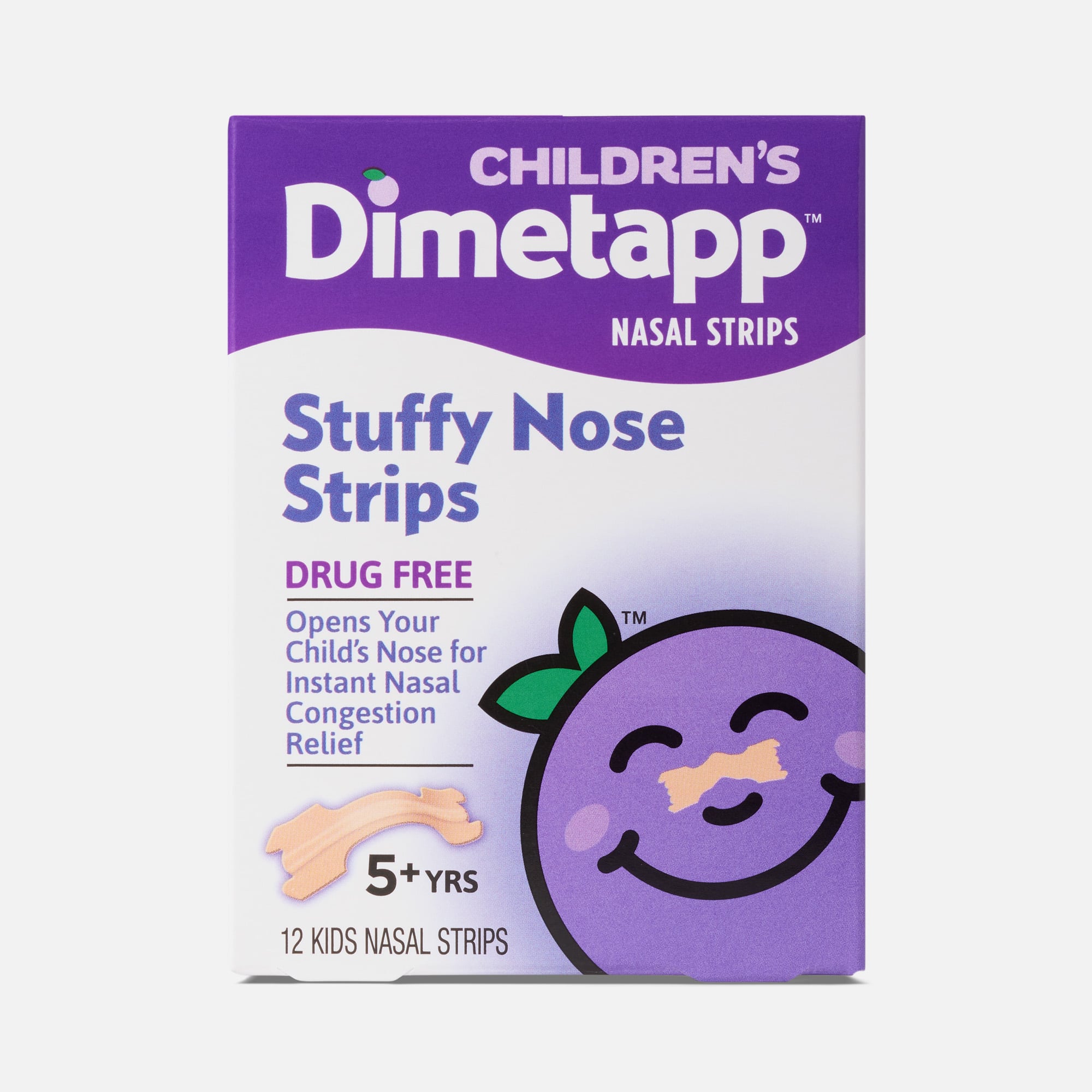 Children's Dimetapp Stuffy Nose Strips for Kids, 12 ct., , large