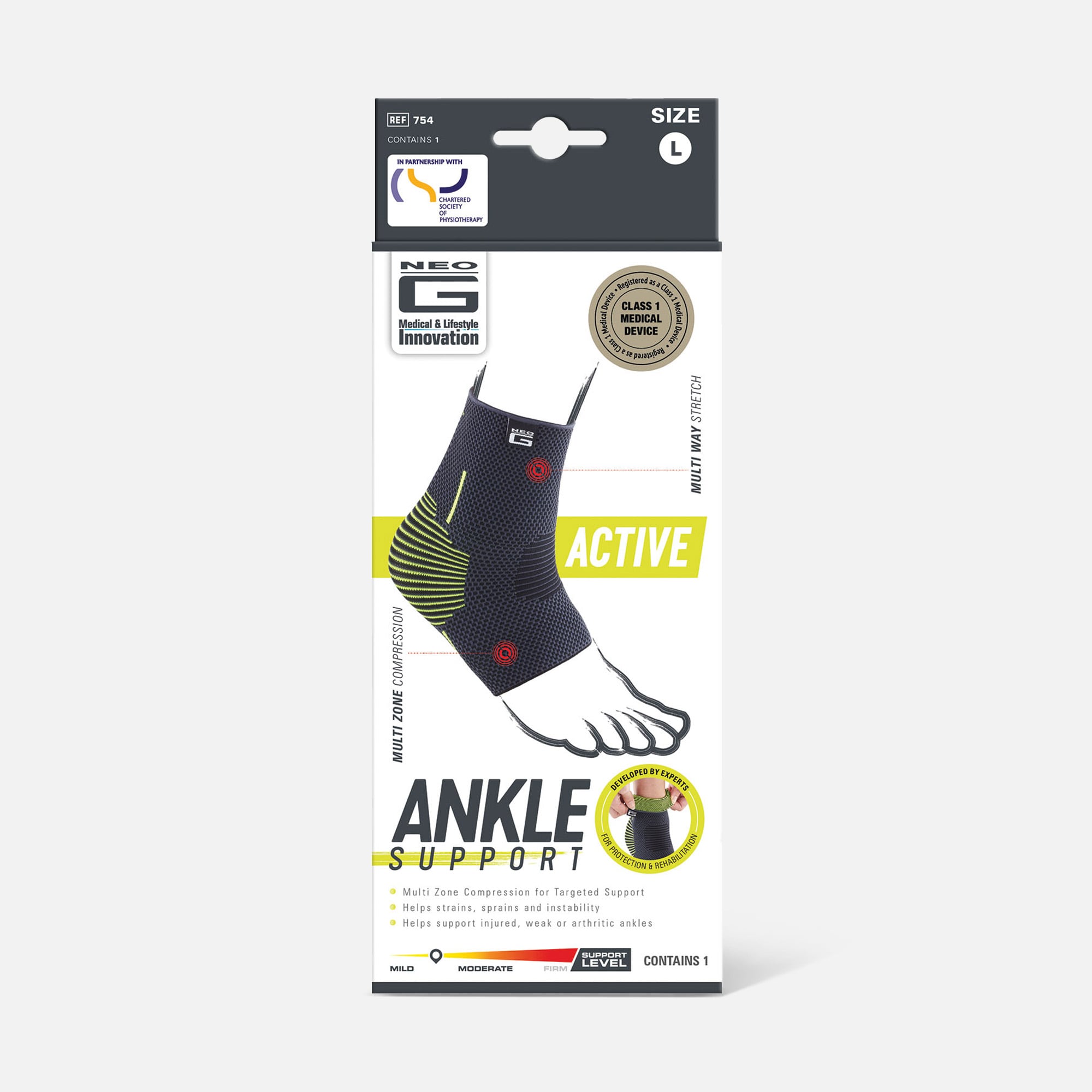 Neo G Active Ankle Support, , large