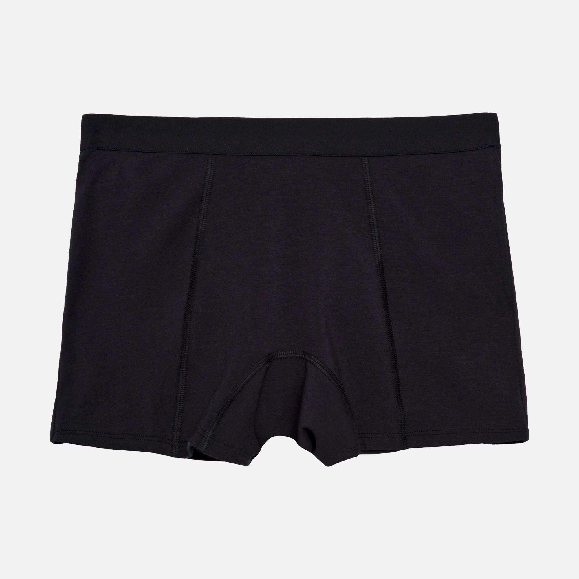 Thinx Overnight Boyshort Period Underwear, Black, , large