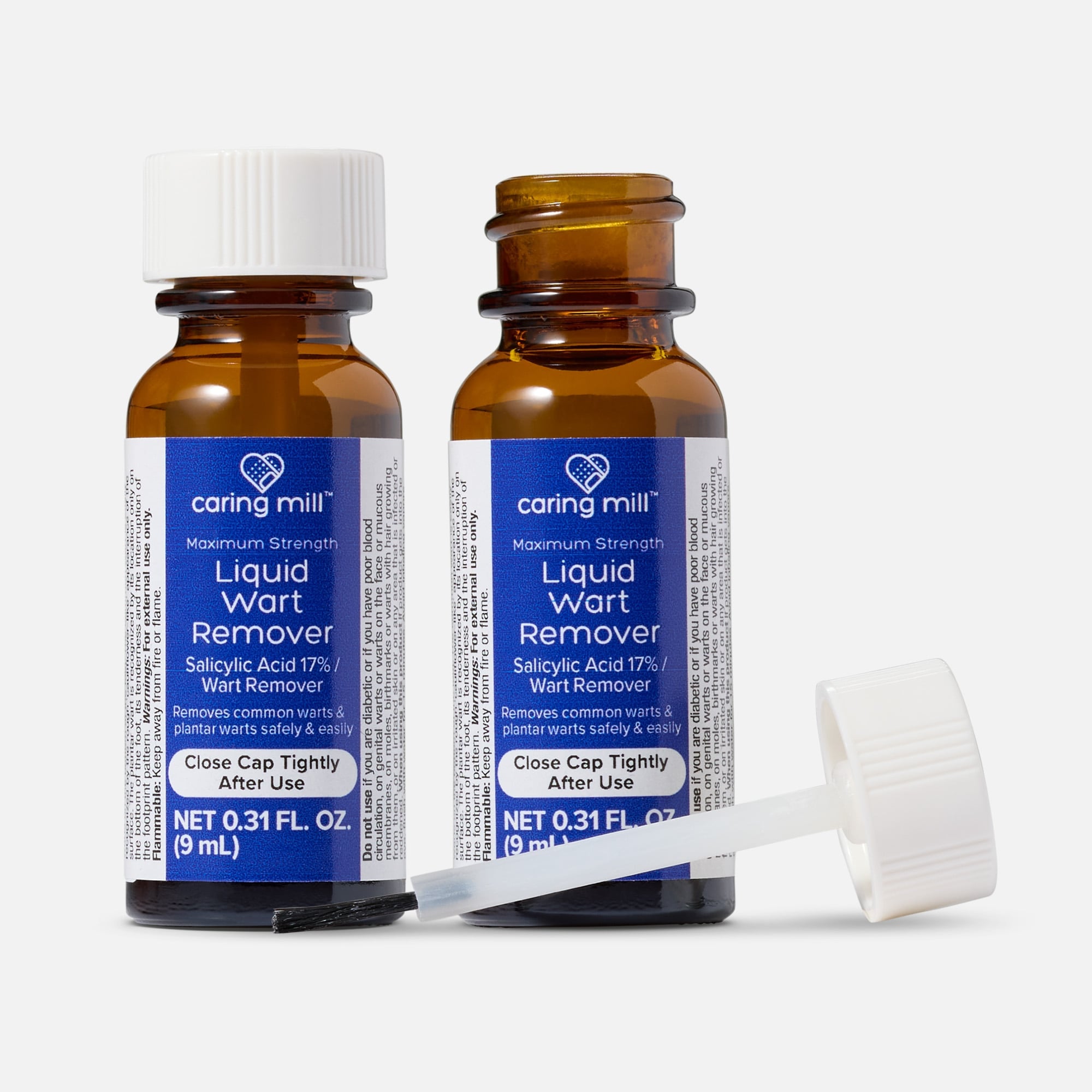 Caring Mill™ Liquid Wart Remover, 9 mL (2-Pack), , large