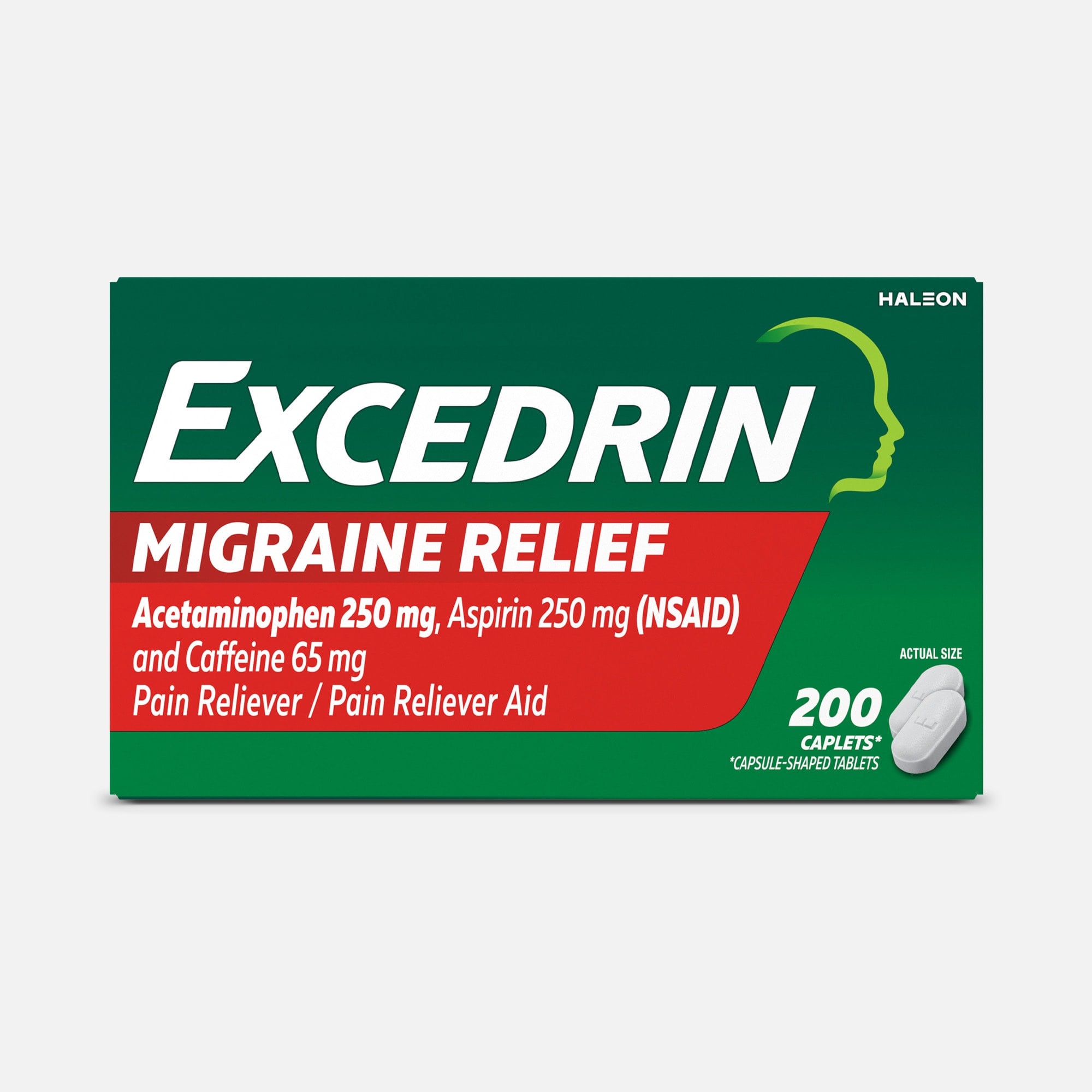 Excedrin Migraine Extra Strength Caplets, 200 ct., , large