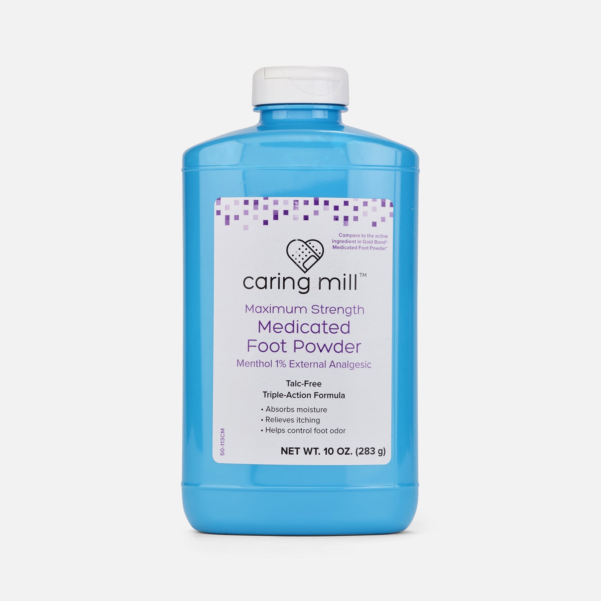 Caring Mill™ Medicated Foot Powder, 10 oz., , large