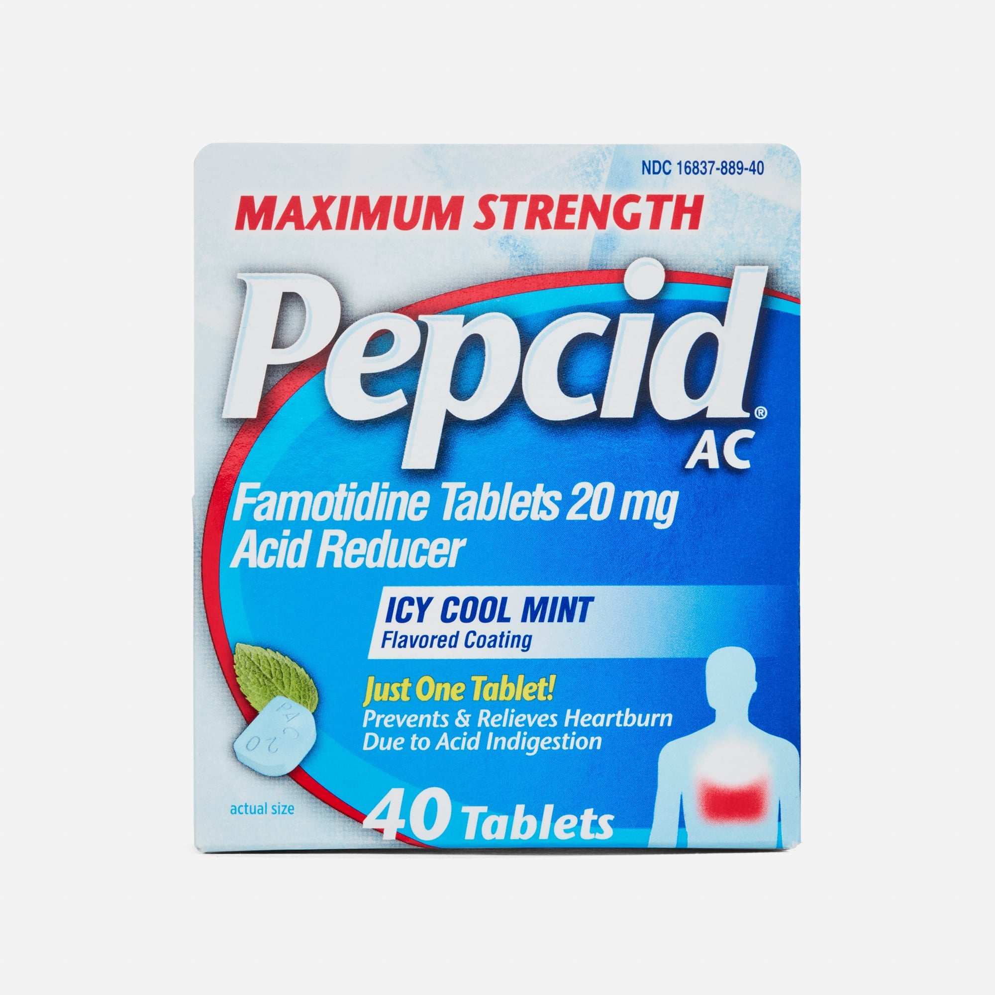Pepcid AC Acid Reducer Maximum Strength Tablets, 40 ct., , large