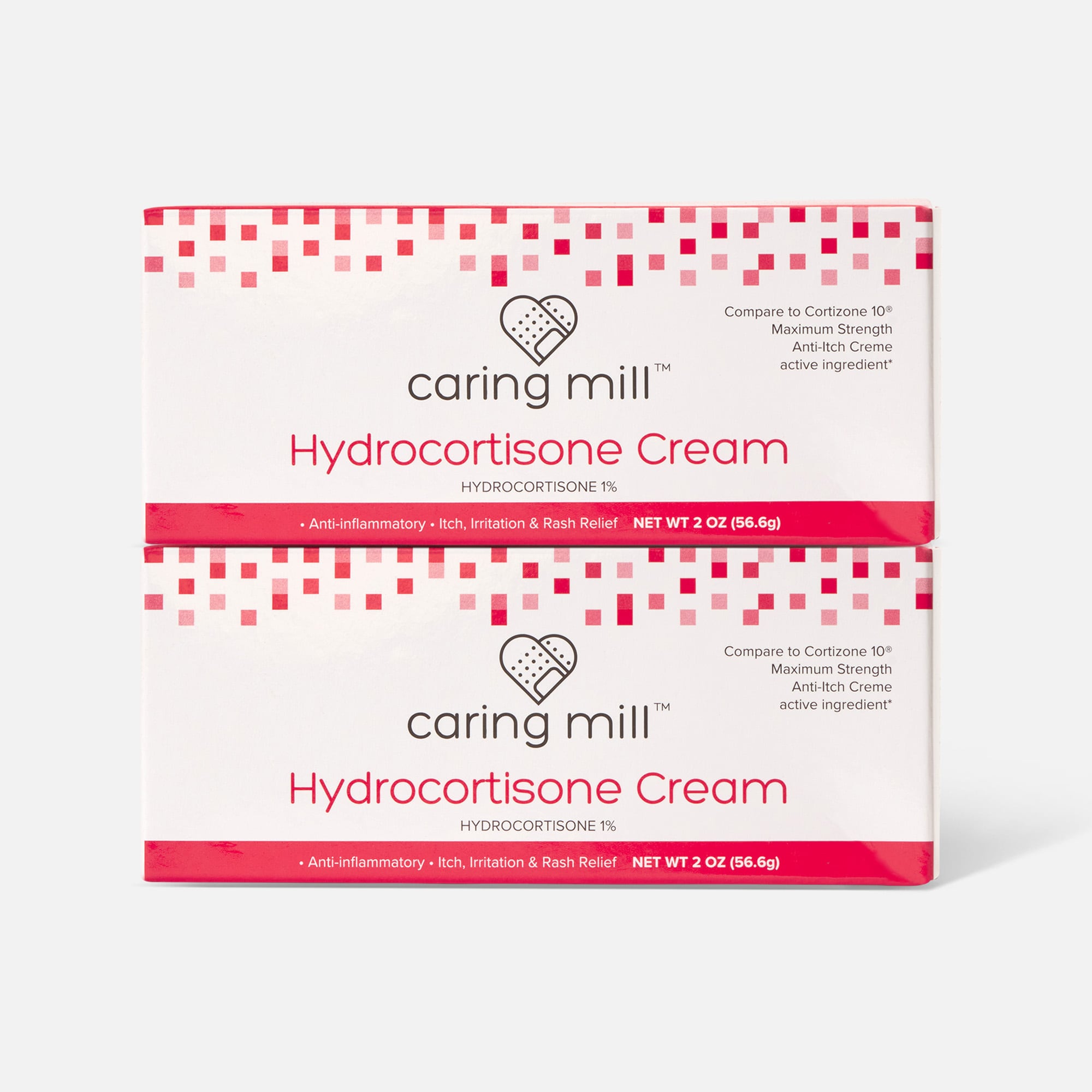 Caring Mill™ Hydrocortisone Cream, 2 oz. (Pack of 2), , large