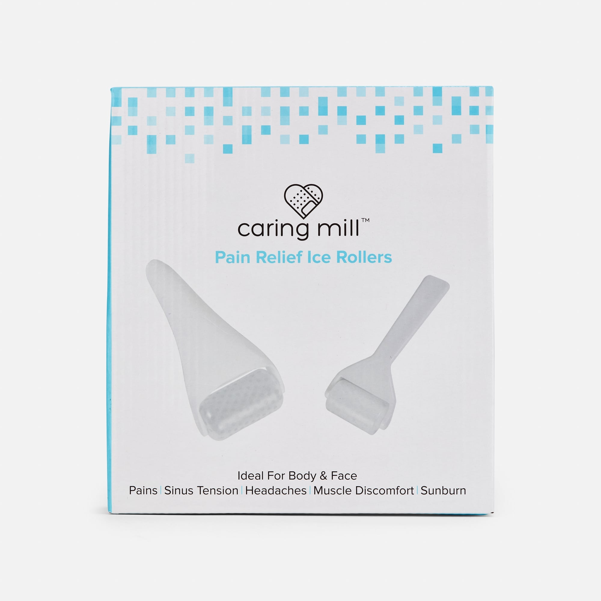 Caring Mill™ Pain Relief Ice Roller Multi-size with Case, 2 pack