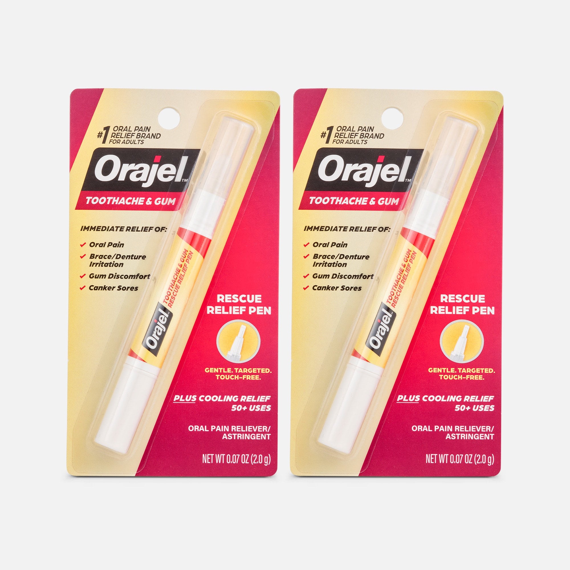 Orajel Tooth & Gum Pain Relief Pen, .07 oz. (2-Pack), , large