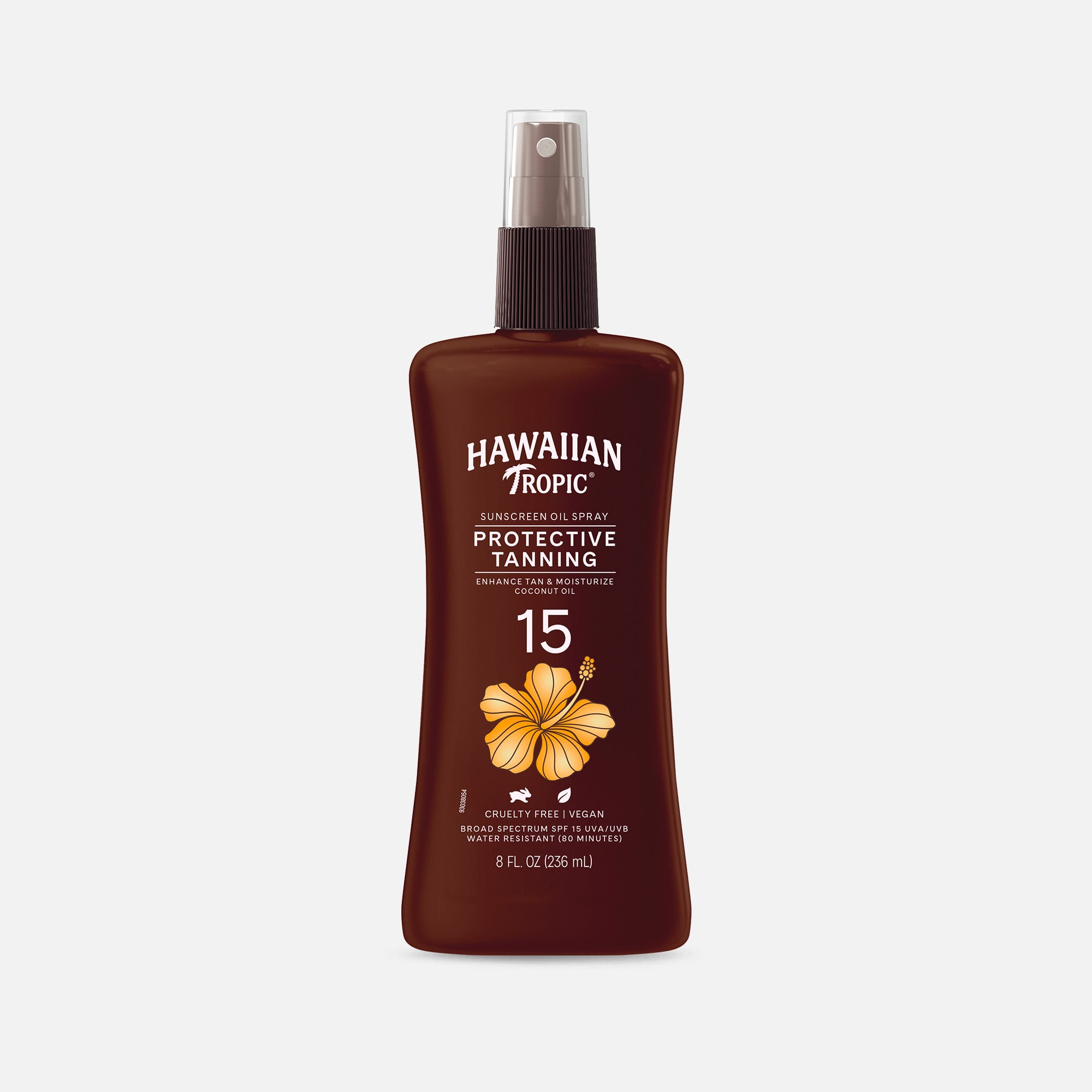 Hawaiian Tropic Dry Pump Spray Oil SPF 25, 8 oz.