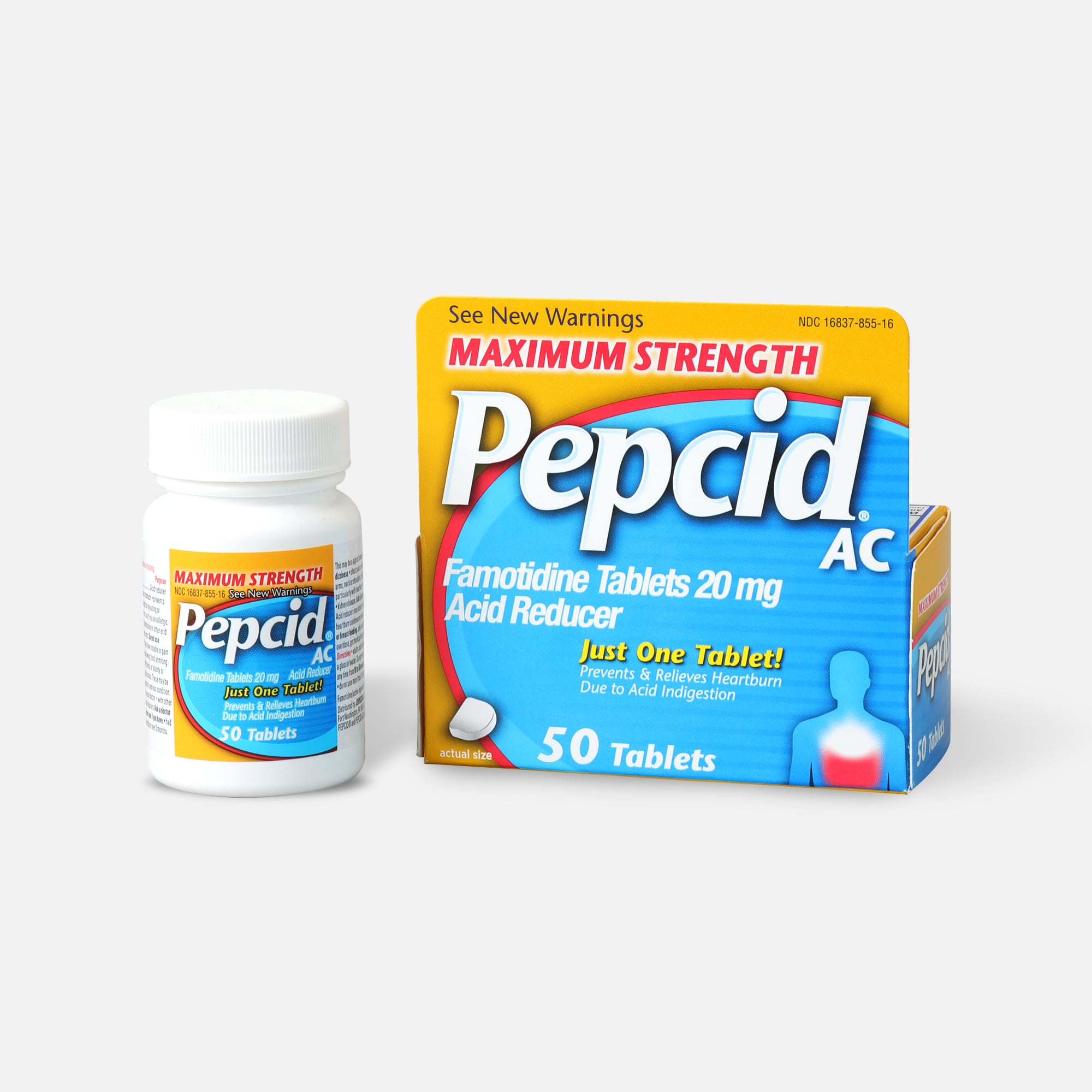 Pepcid AC Acid Reducer Maximum Strength Tablets, , large