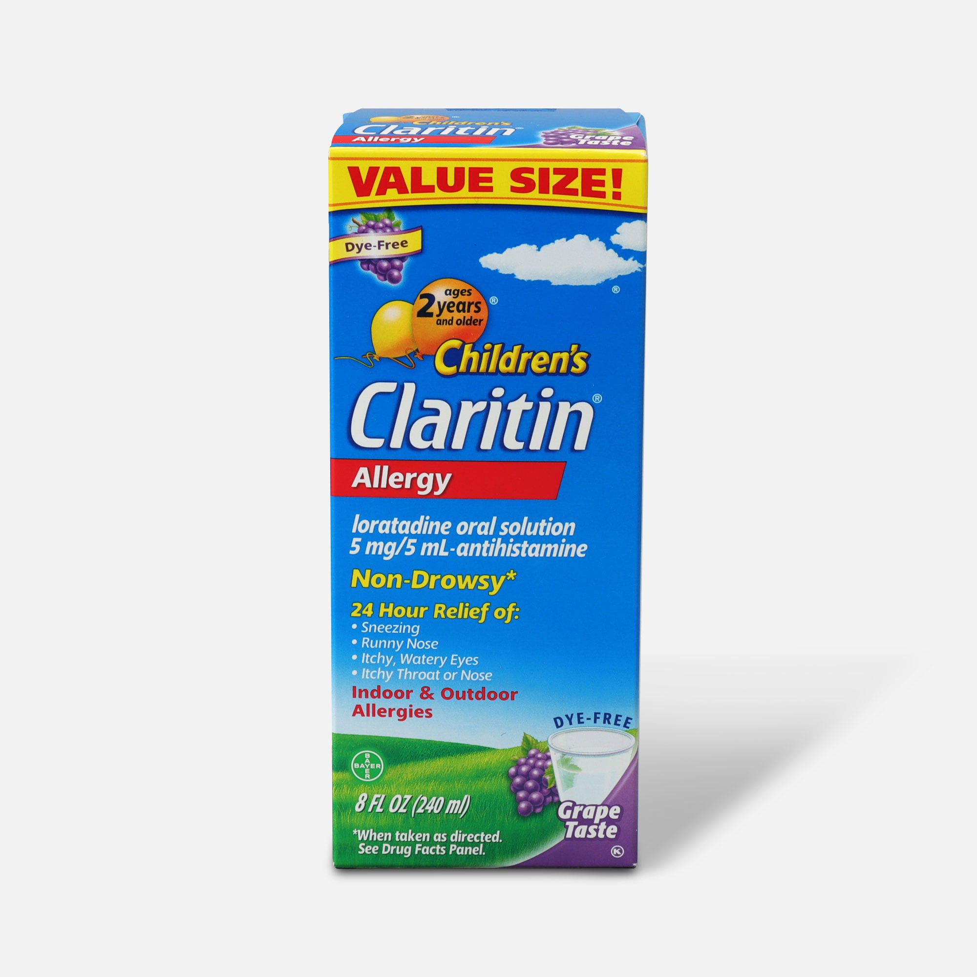 Claritin Children's Allergy Grape Syrup, , large