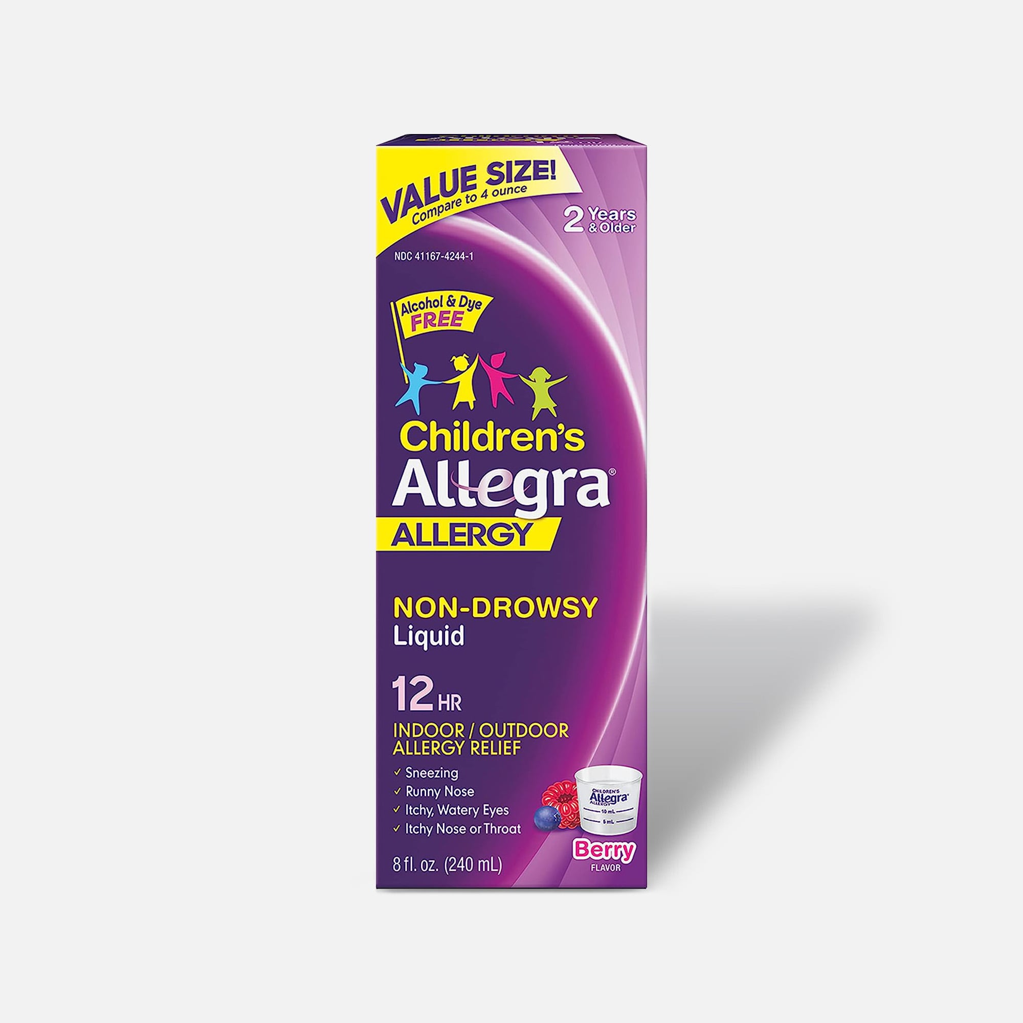 Allegra Children's 12HR, Berry Flavor, 8 oz., , large