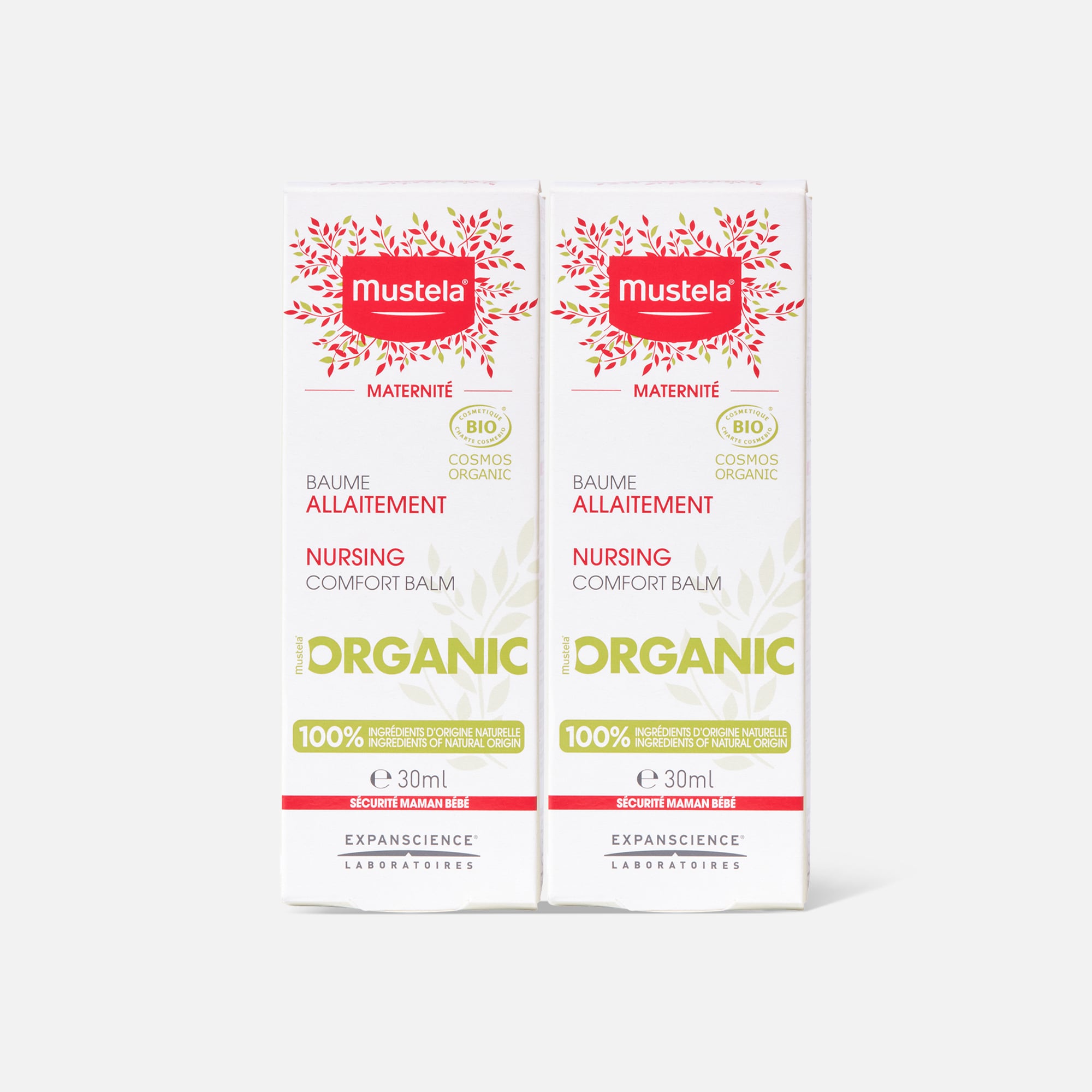 Mustela Organic Nursing Nipple Comfort Balm, 1.01 oz. (2-Pack), , large