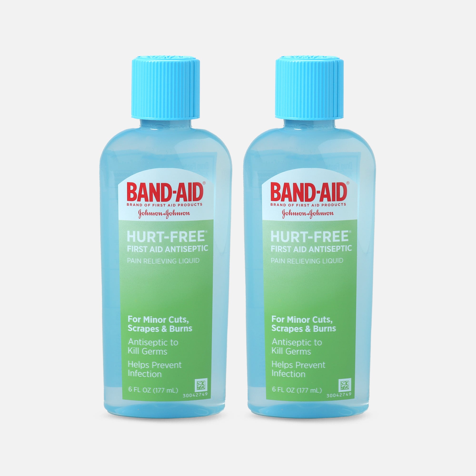 BAND-AID® Antiseptic Wash, Hurt-Free, 6 fl oz. (2-Pack), , large
