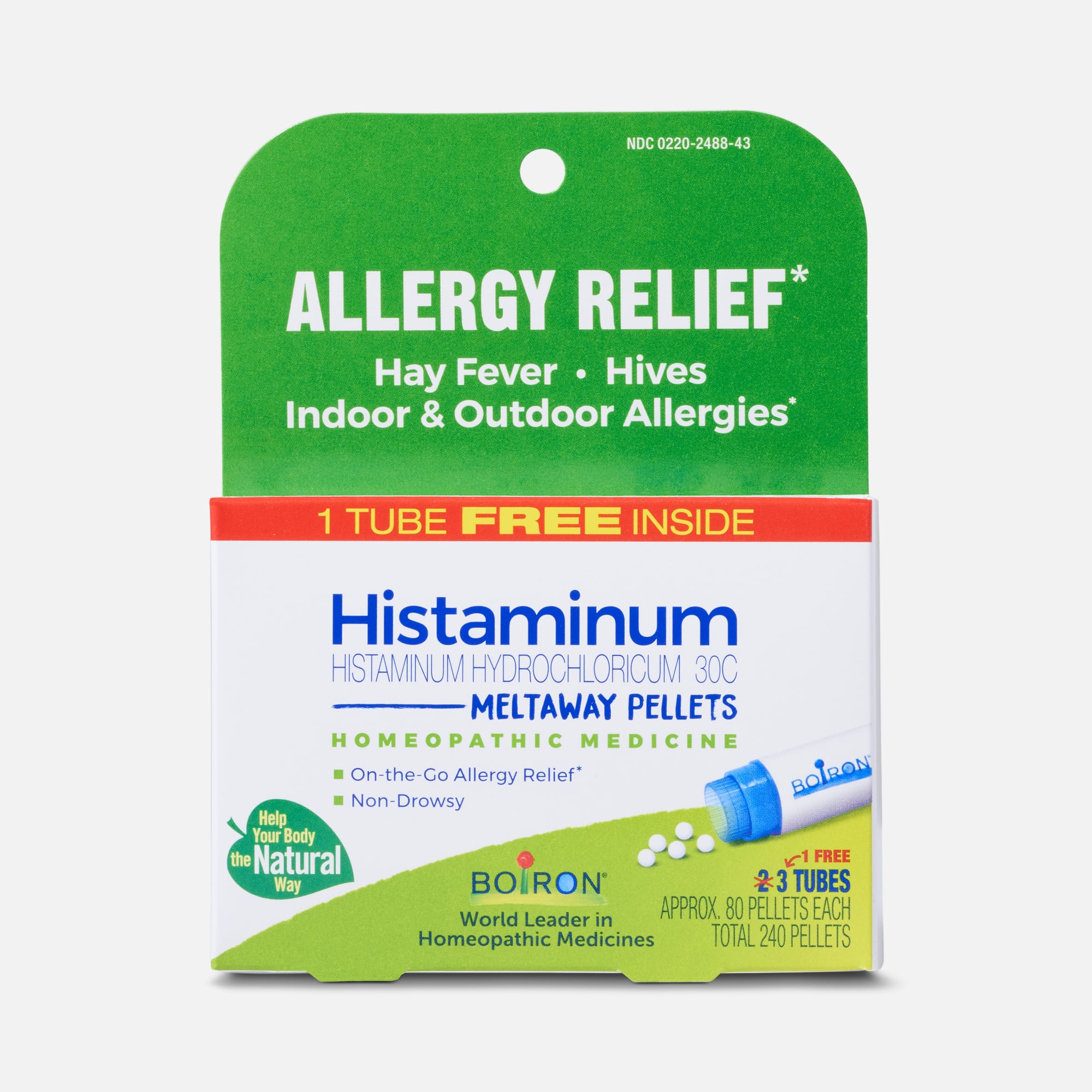 Boiron Allergy Relief Histaminum, 3 pk., 80 Pellets ea., , large