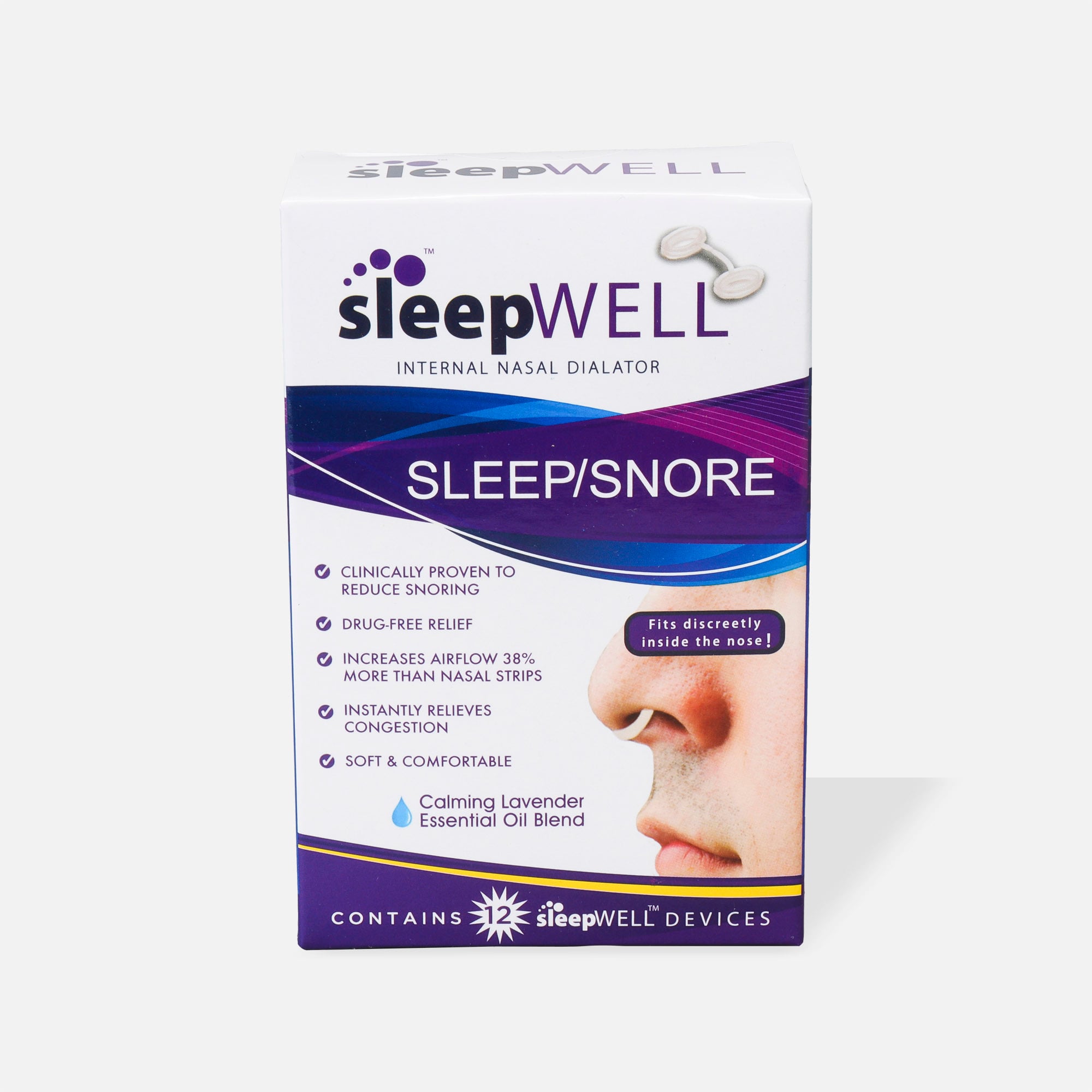 Sleep Well Internal Nasal Dialator, 12 ct., , large