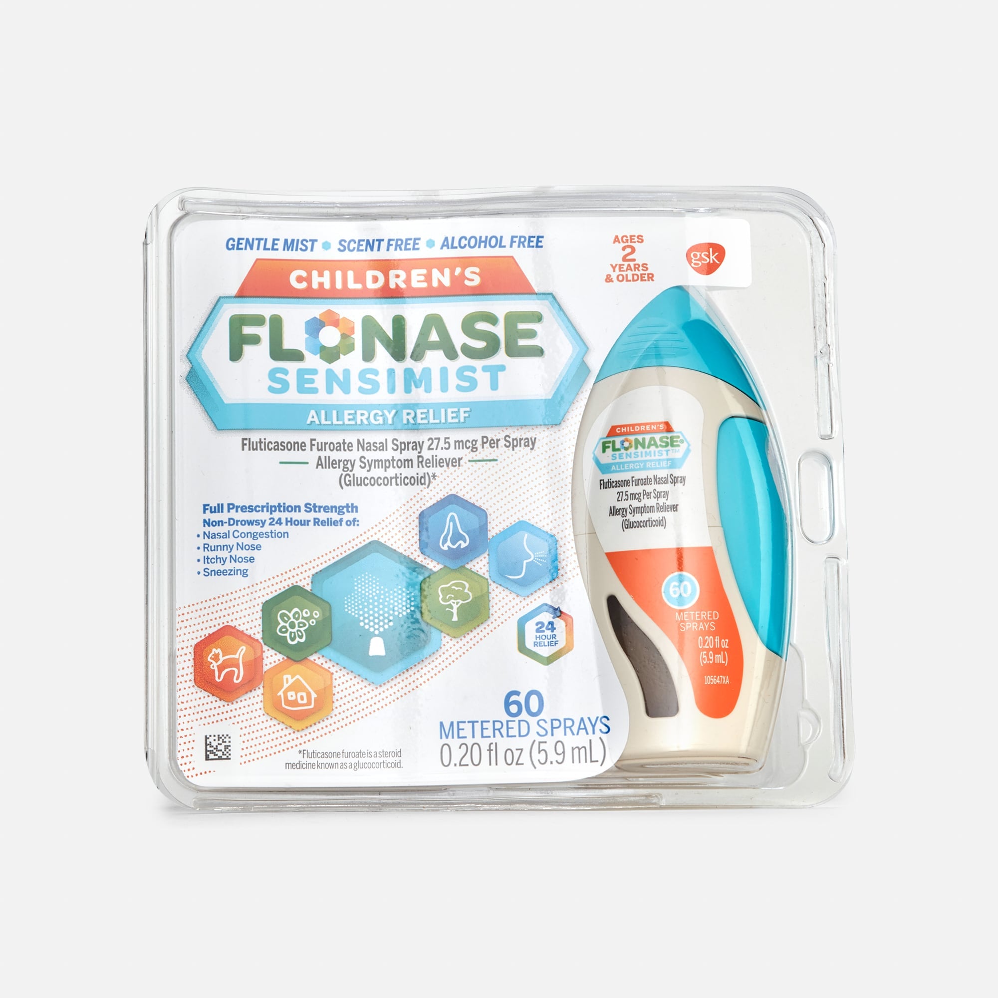 Children's Flonase Sensimist Allergy Relief, 60 Sprays, , large