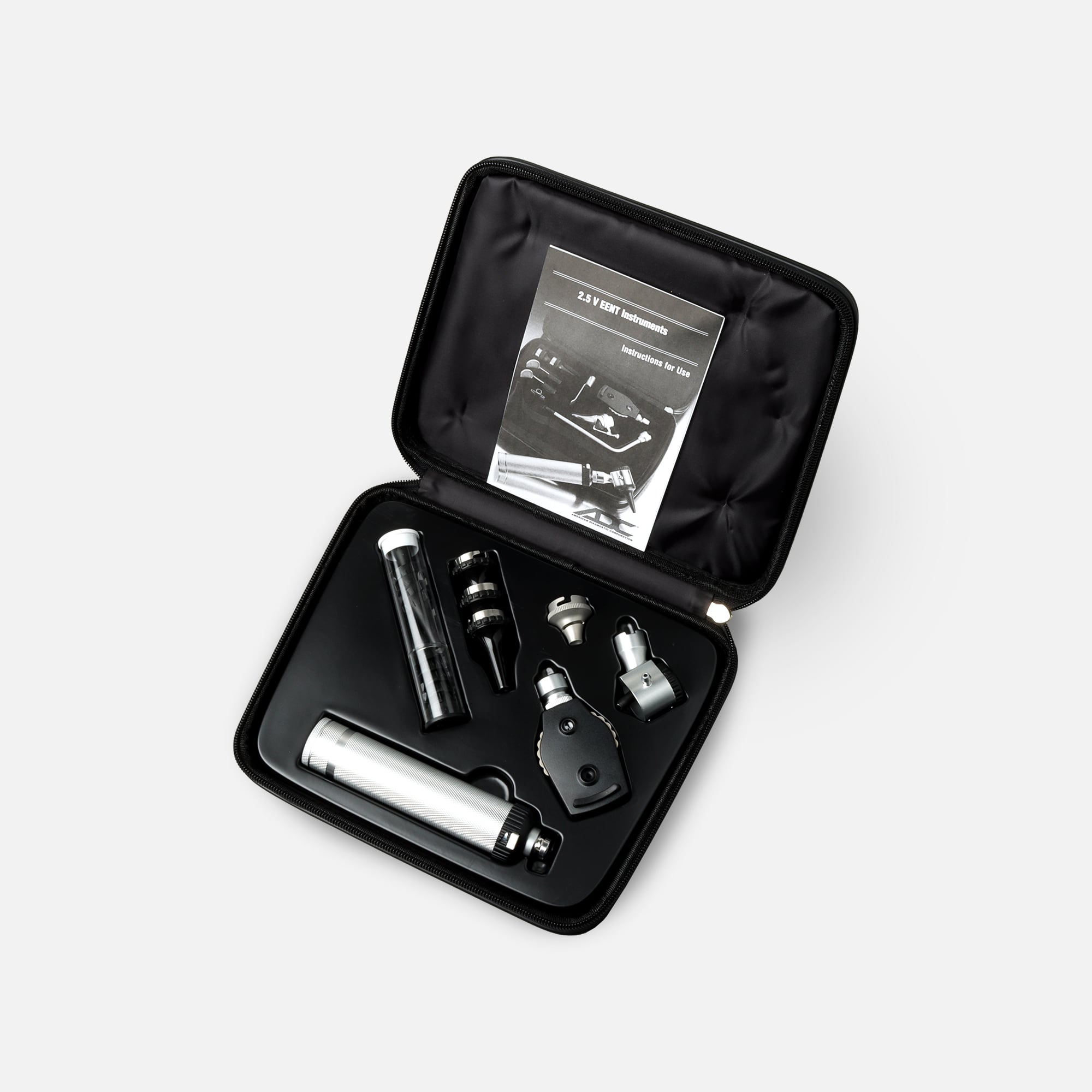 Otoscope Ophthalmoscope Diagnostic Set, 2.5V, , large