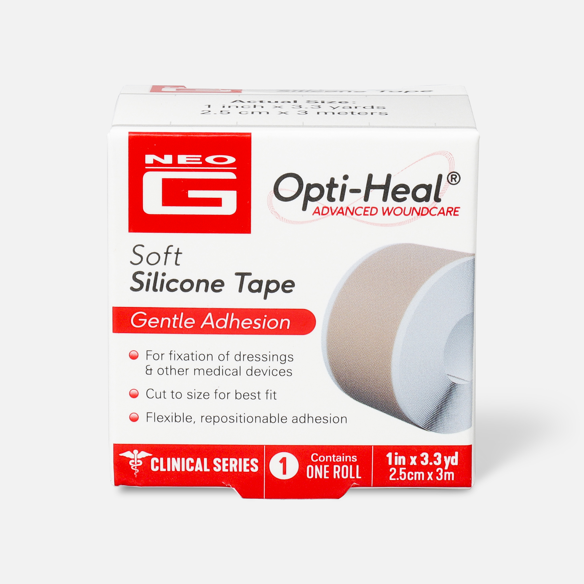 Neo G Soft Silicone Tape, 1" x 3.3 yrd, , large