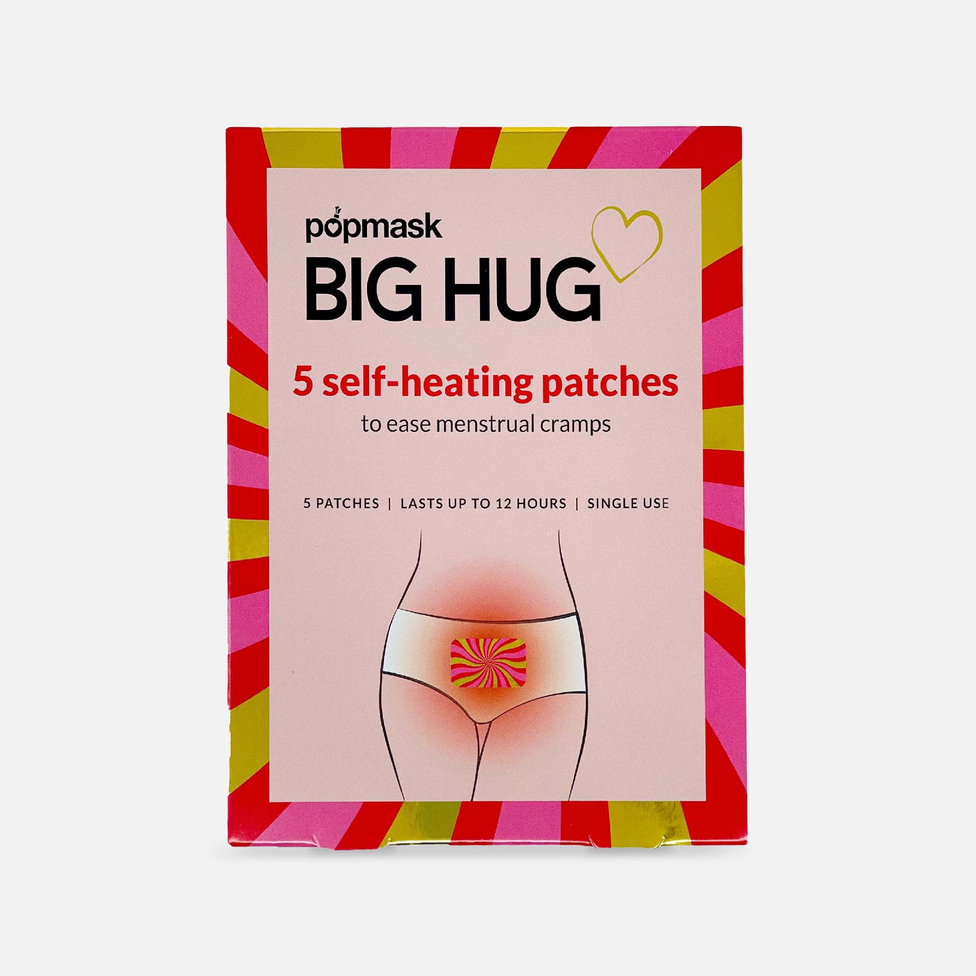 POPMASK BIG HUG Self-Heating Patches, 5 ct., , large