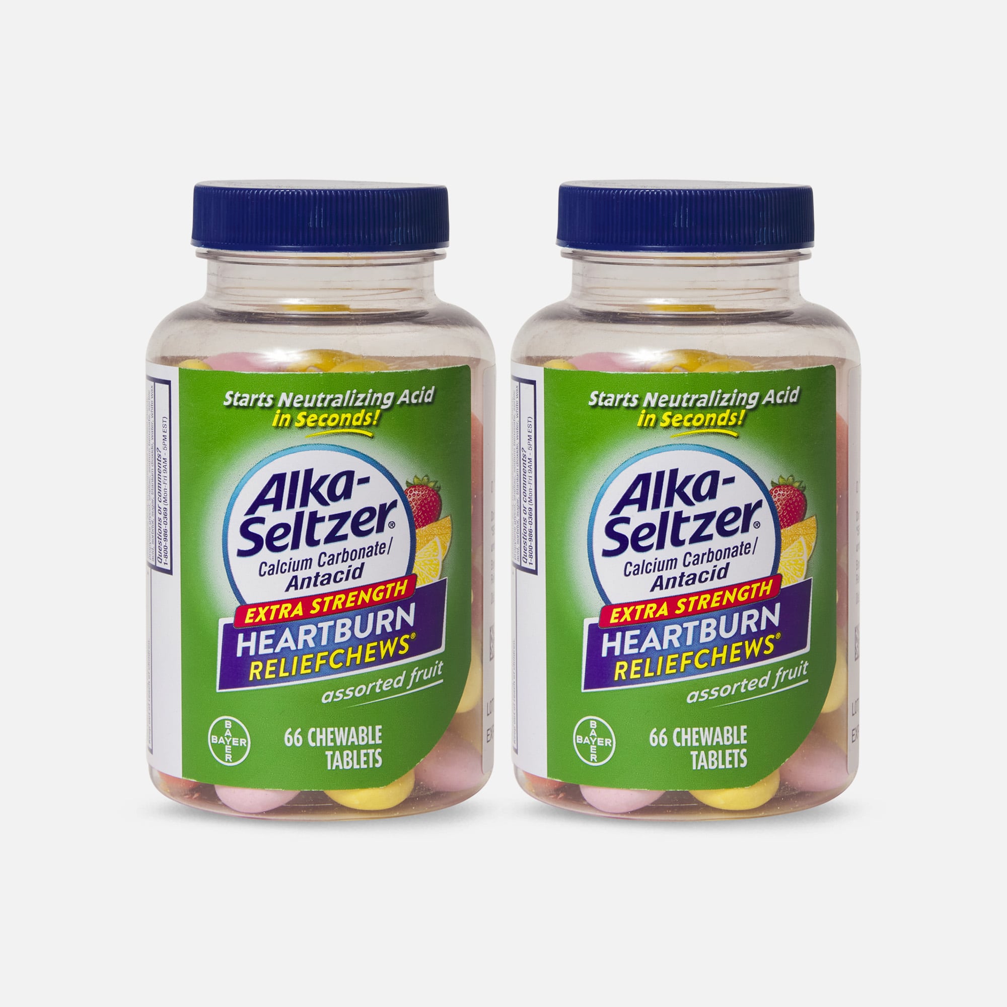 Alka-Seltzer ReliefChews Heartburn Assorted Fruit, 66 ct. (2-Pack), , large