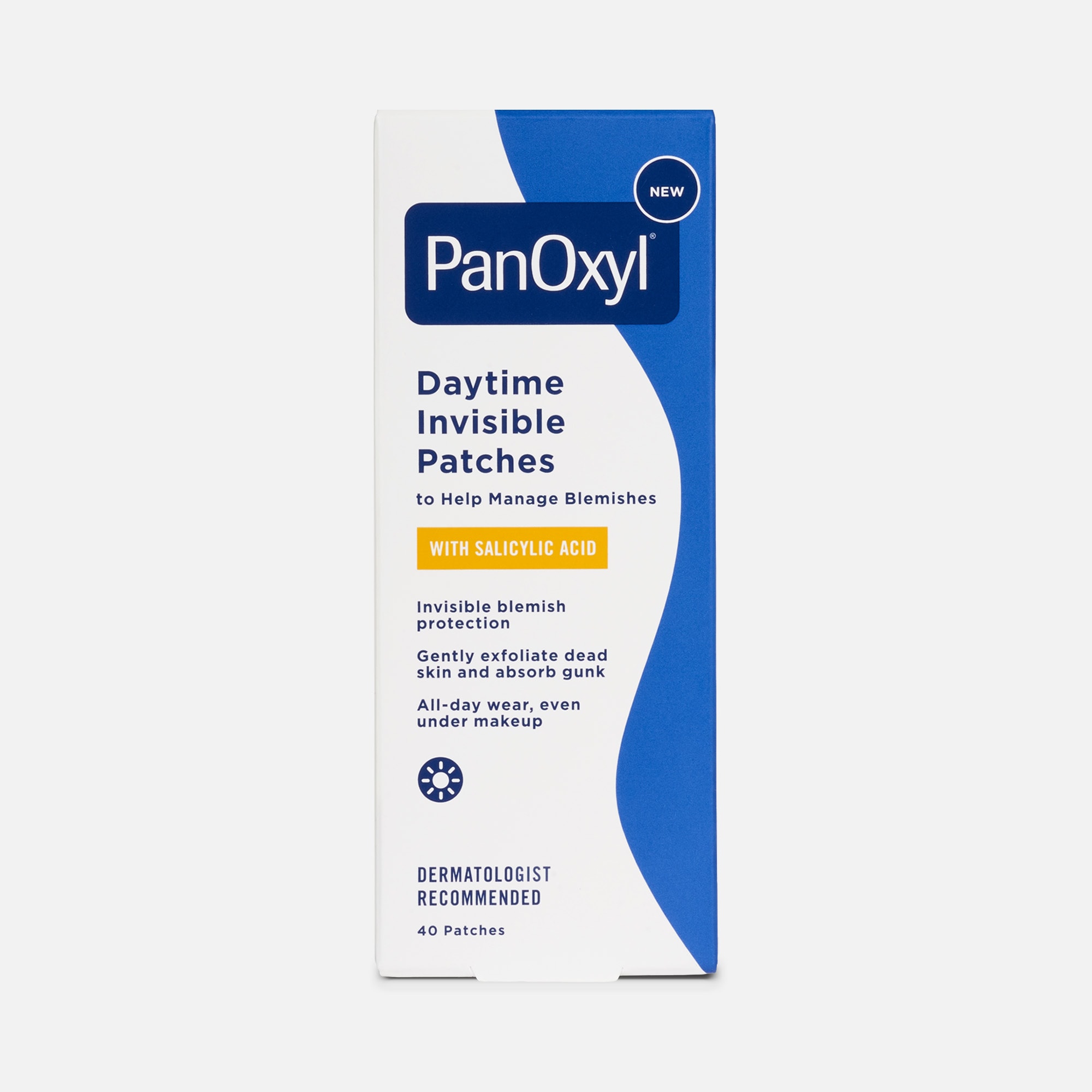 PanOxyl Daytime Invisible Patches w/ Salicylic Acid, 40 ct., , large
