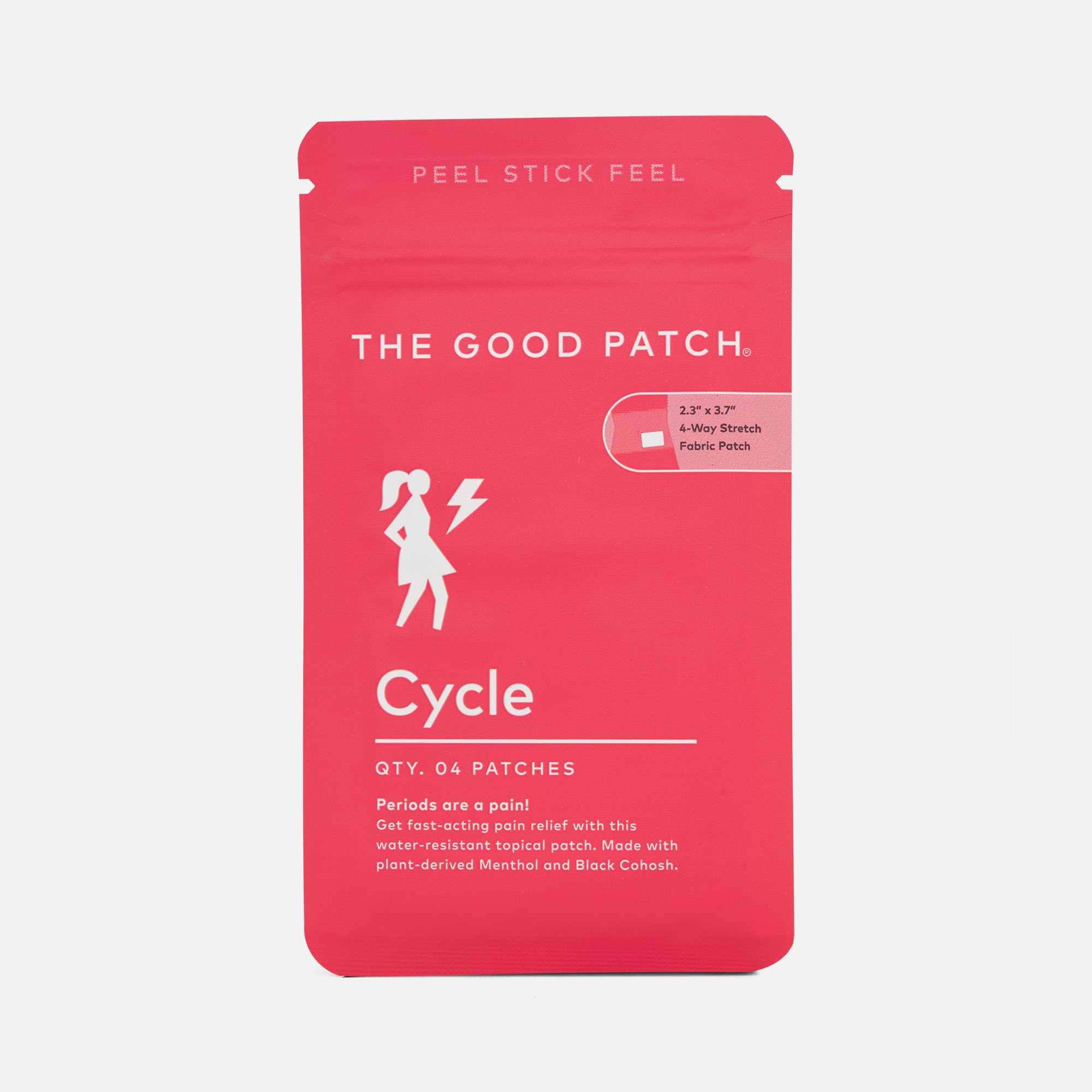 The Good Patch® Cycle - Pain Patch,  4 ct., , large