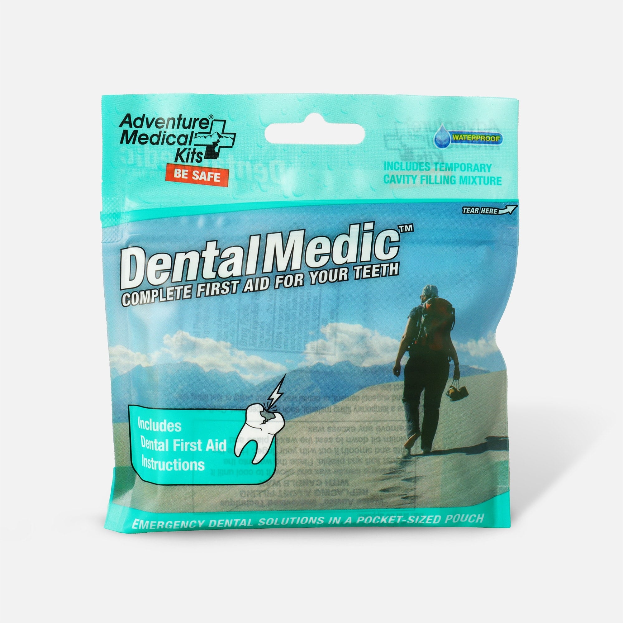 Adventure Medical Dental Medic Travel First Aid Kit with Cavity-Filler, 22 pc., , large