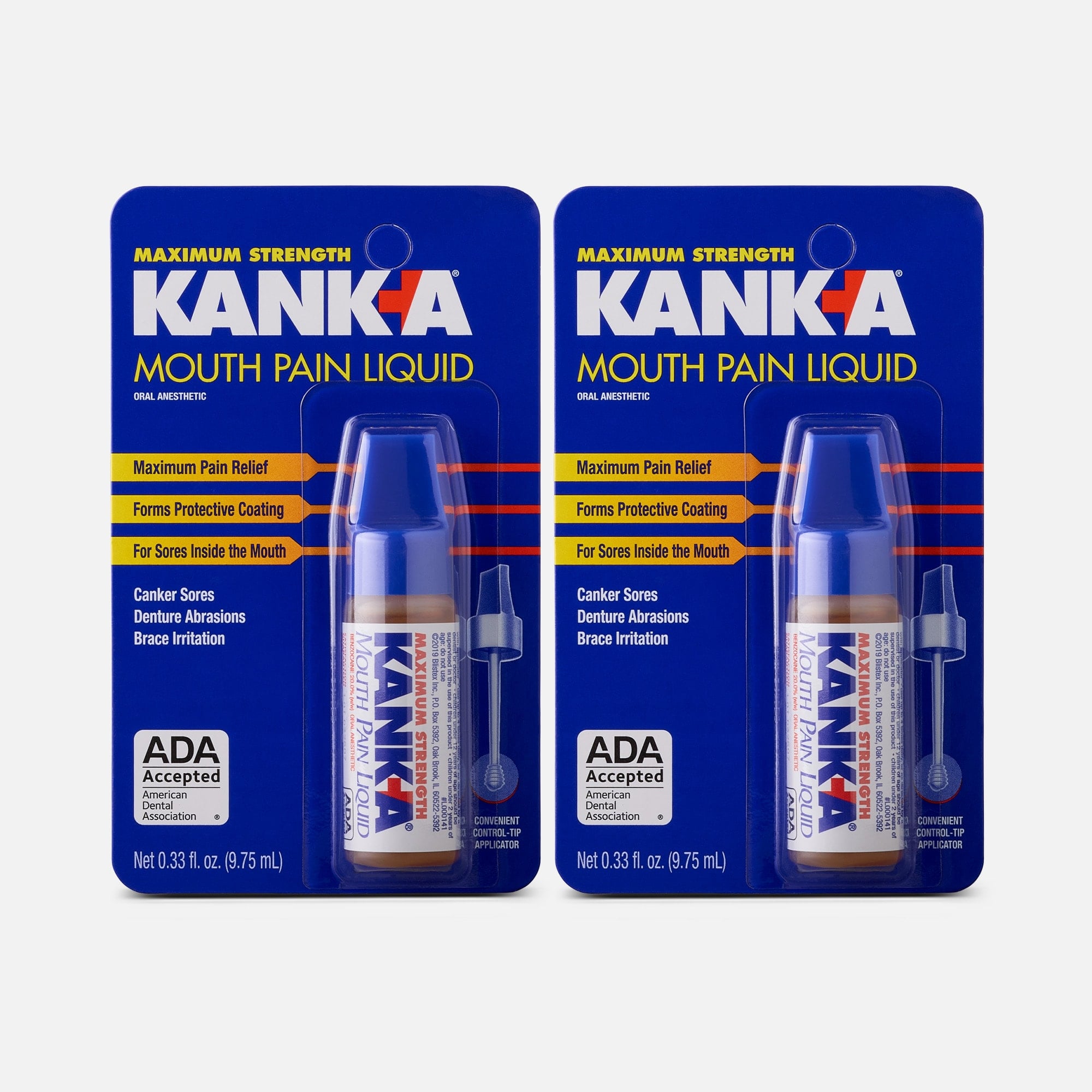 Kank-A Maxmium Strength Mouth Pain Liquid (2-Pack), , large
