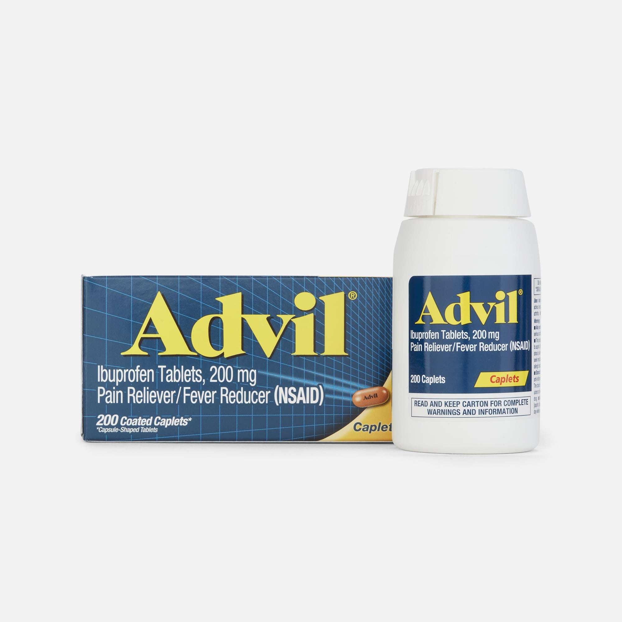 Advil Ibuprofen Caplets, 200mg, 200 ct., , large