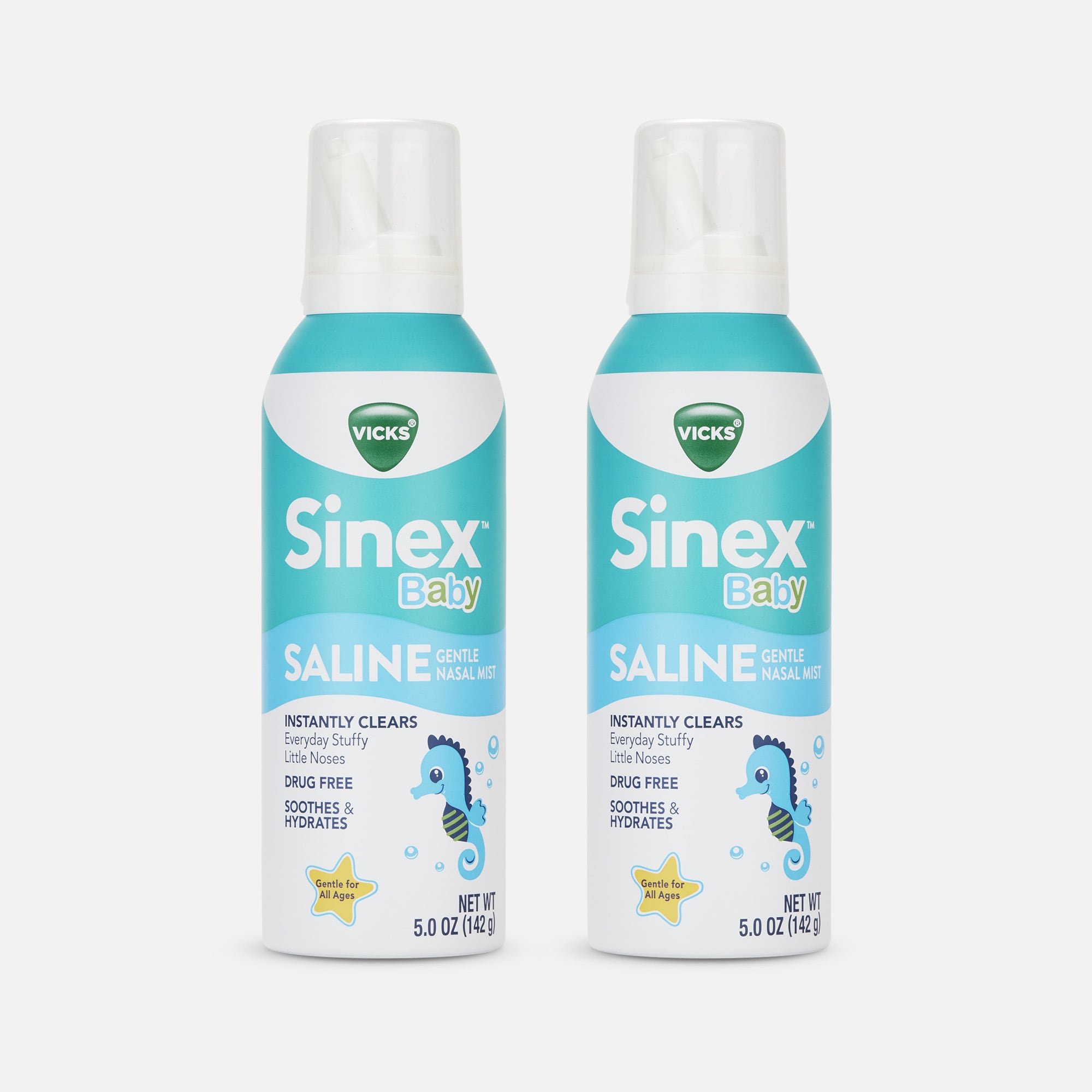 VICKS Sinex Baby Saline Nasal Spray, 5 oz. (2-Pack), , large