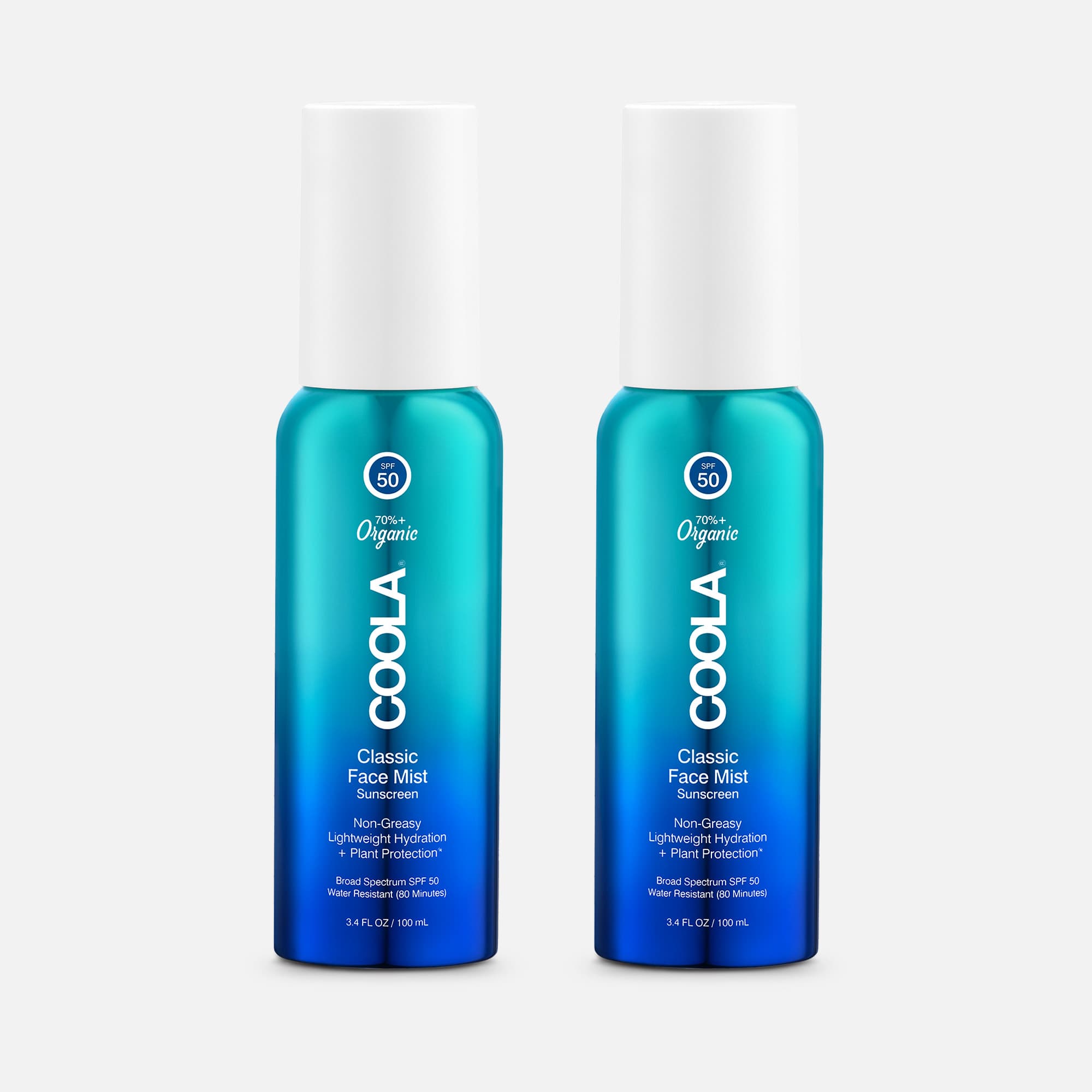 COOLA Classic Face Sunscreen Mist - SPF 50, 3.4 oz. (2-Pack), , large