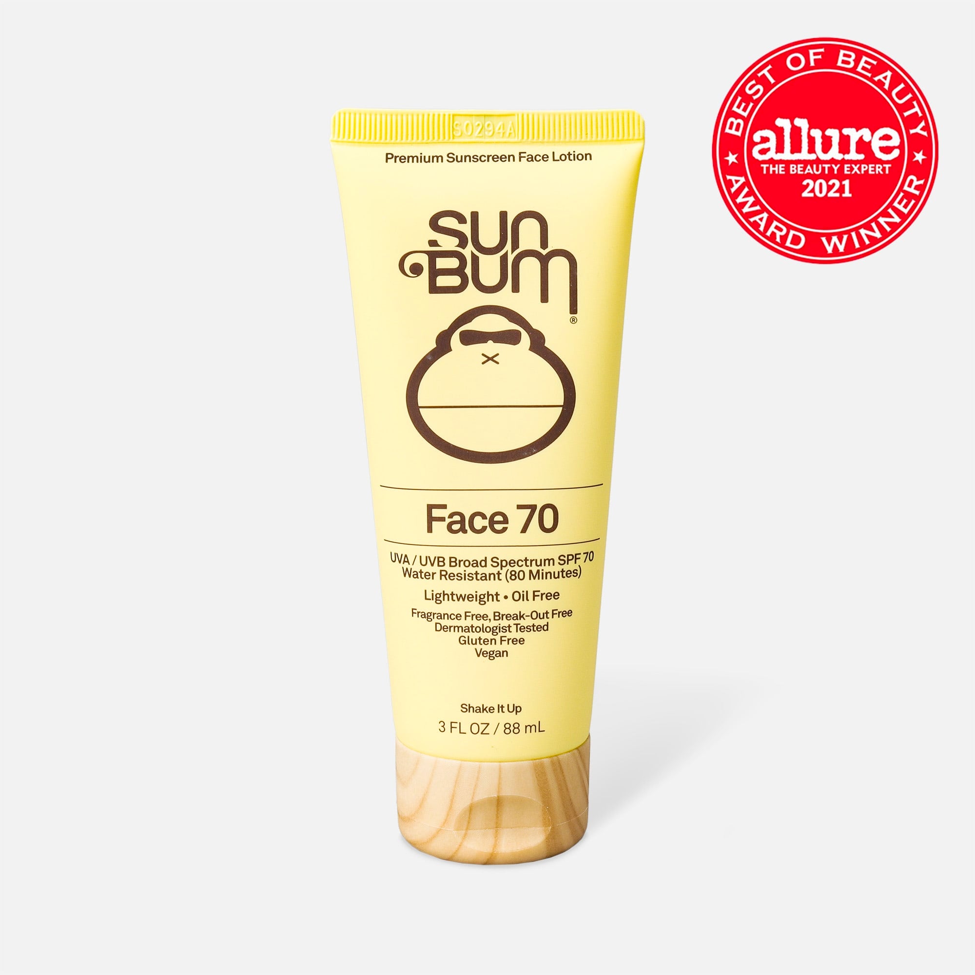 Sun Bum Face Lotion, SPF 70, 3 oz., , large