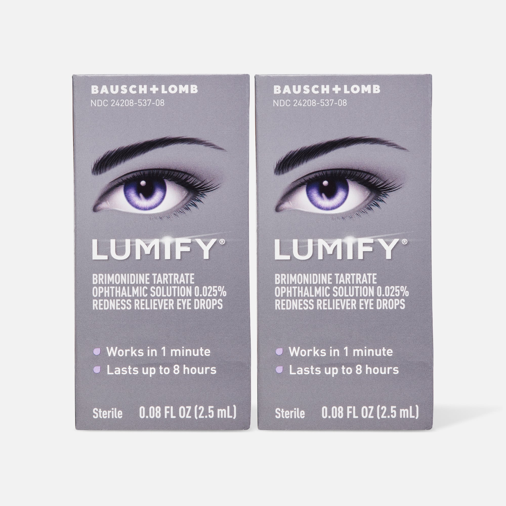 LUMIFY® Redness Reliever Eye Drops, 0.08 fl. oz. (2-Pack), , large