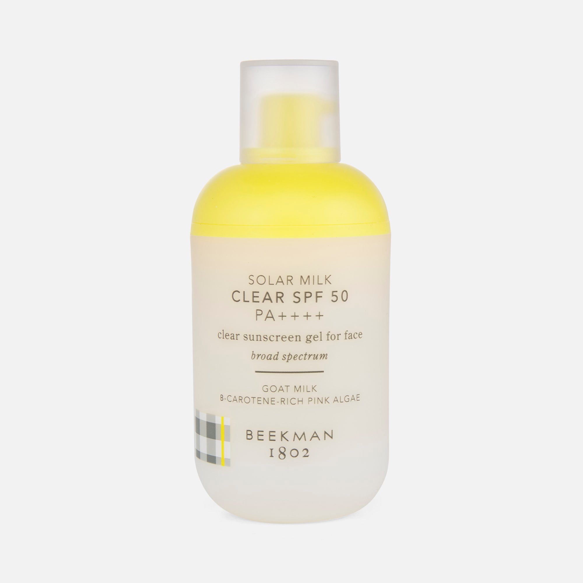 Beekman 1802 Solar Milk Clear SPF 50 PA++++ Sunscreen Gel for Face, 1.69 fl oz., , large