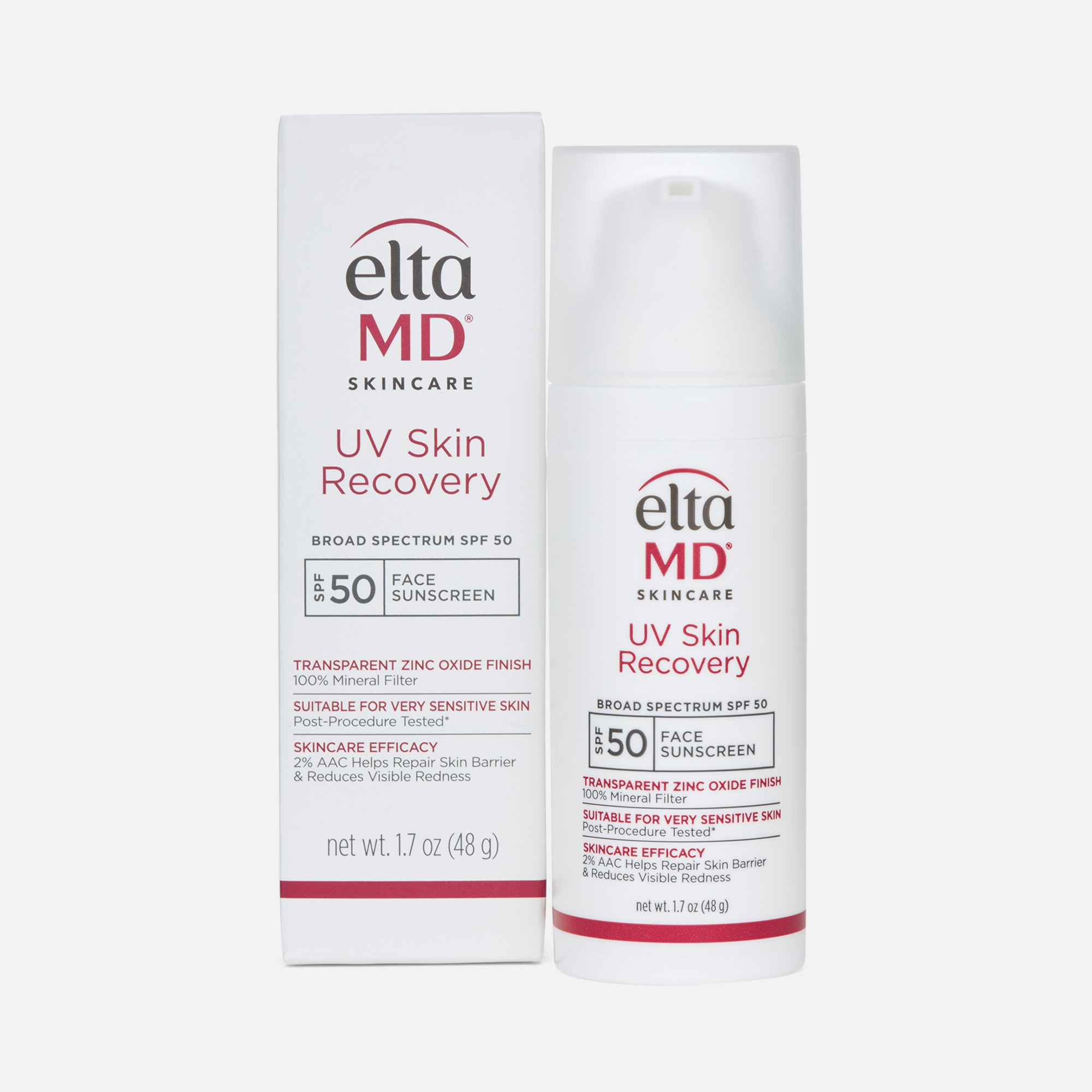 EltaMD UV Skin Recovery Broad Spectrum SPF 50 Face Sunscreen, , large