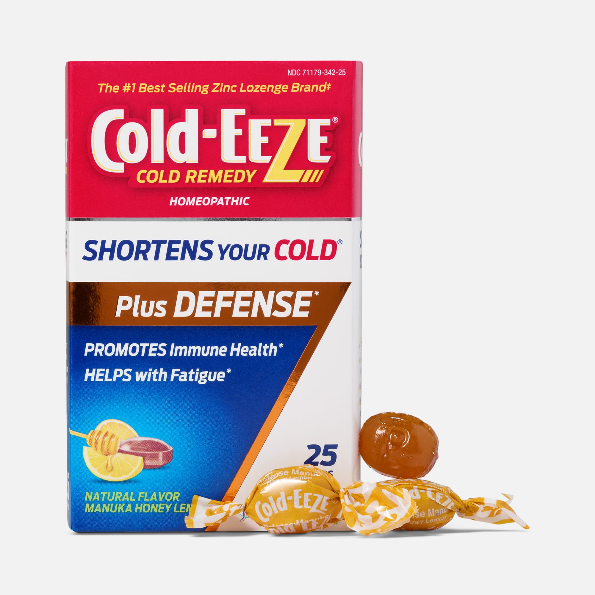 Cold-EEZE Plus Defense Lozenges, Manuka Honey and Lemon, 25 ct., , large