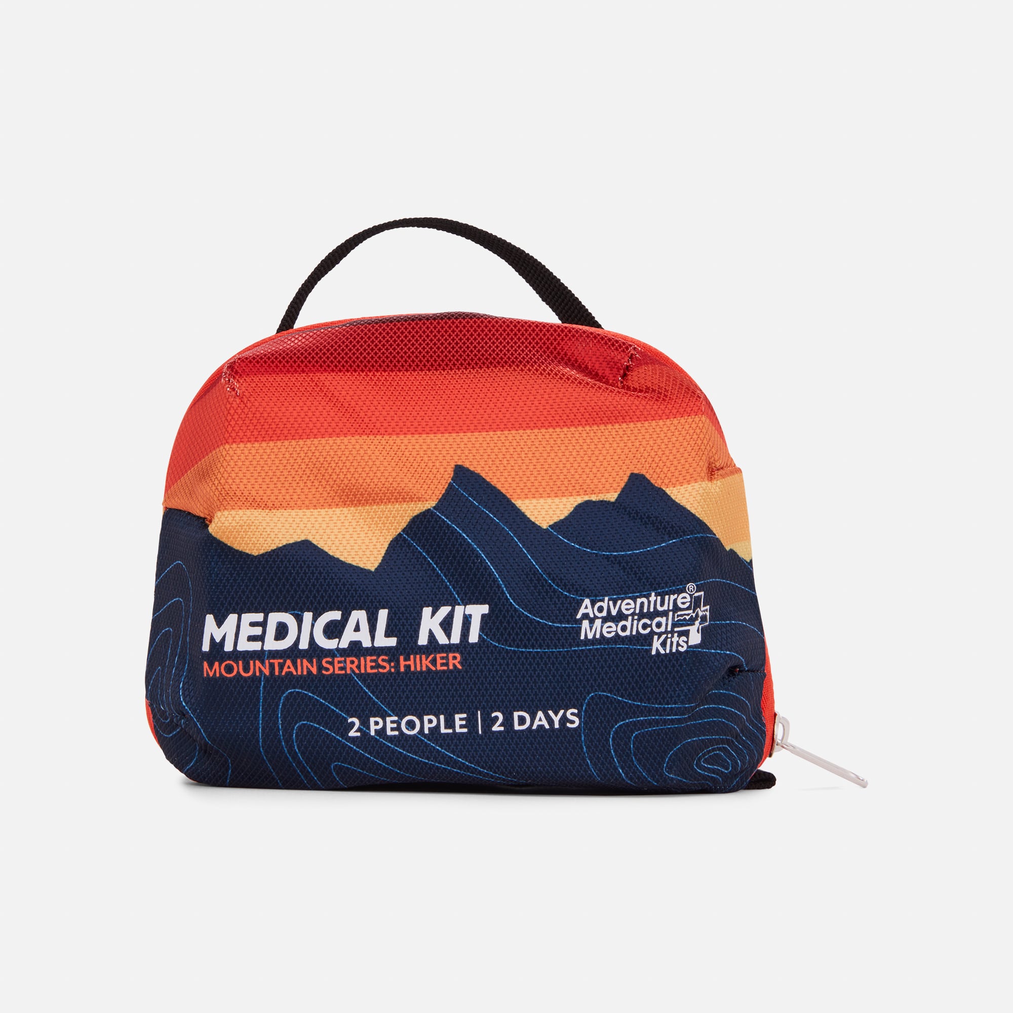 Adventure Medical Mountain Hiker First Aid Kit with Medical Guide, Sunset, 67 pc.