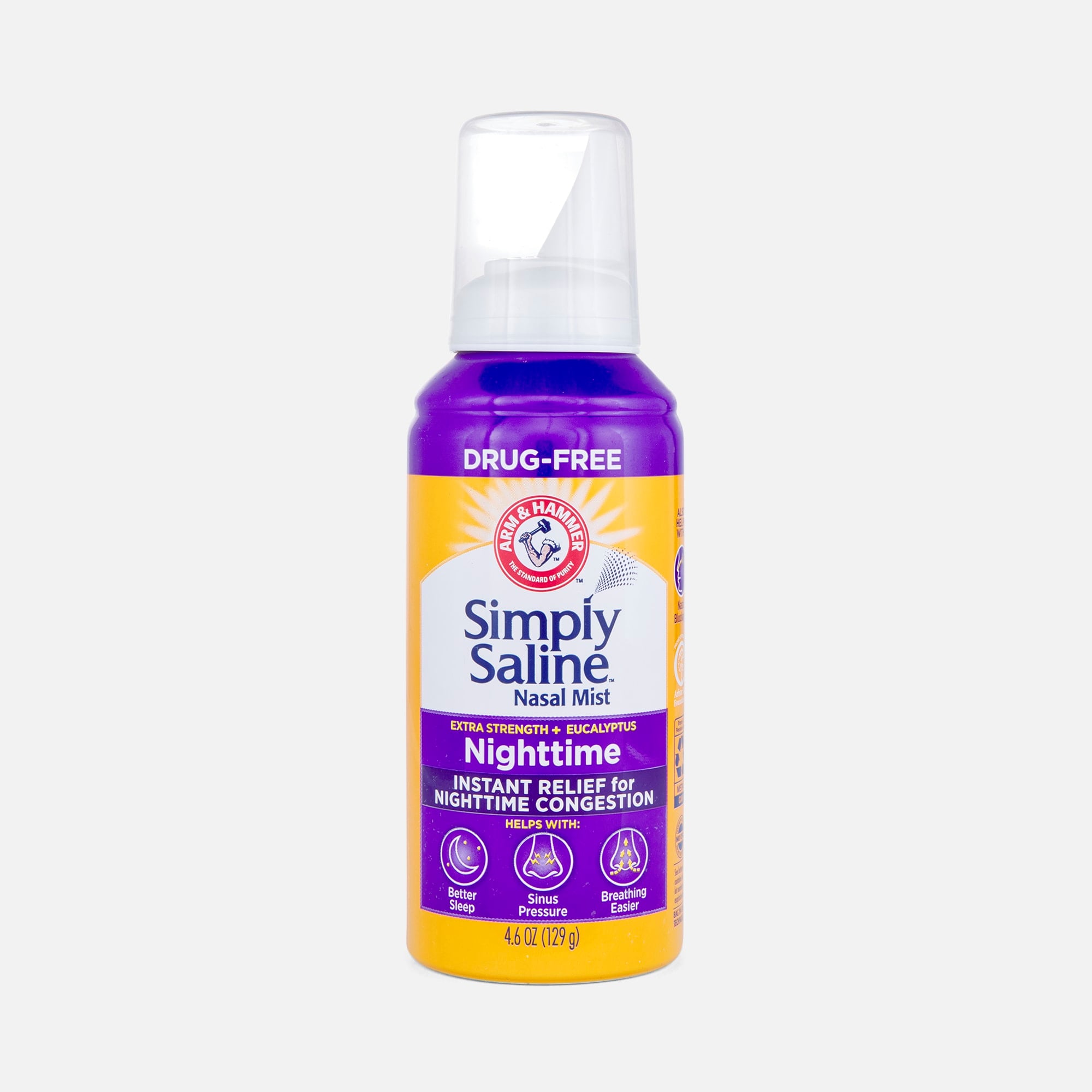 Simply Saline Nighttime Extra Strength + Eucalyptus Nasal Mist, 4.6 oz.