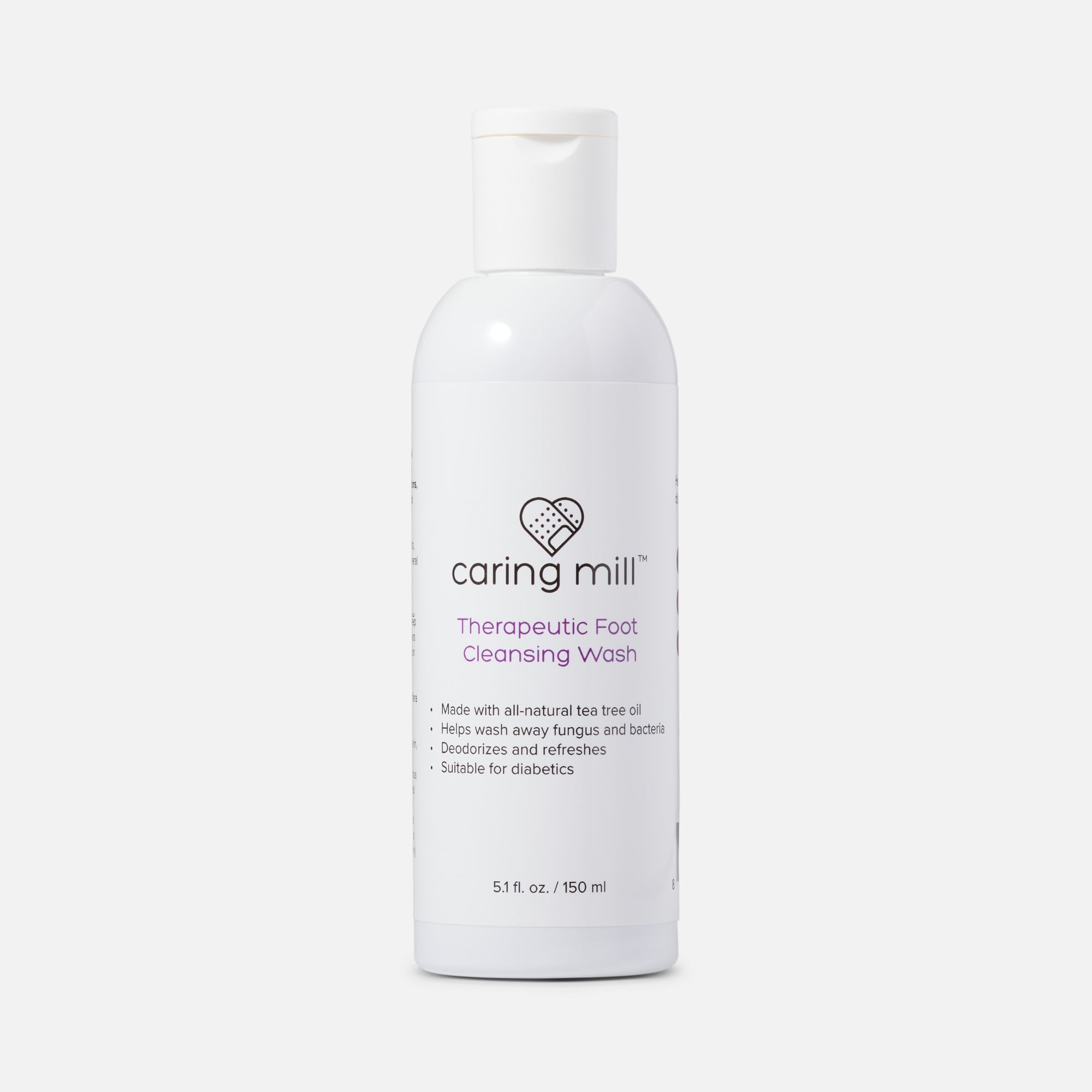 Caring Mill™ Therapeutic Foot Cleaning Wash 5.1 oz., , large