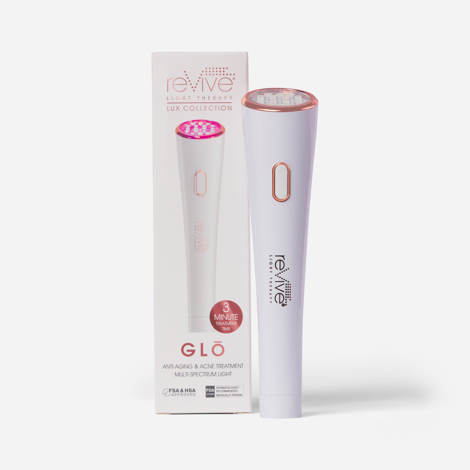 reVive Light Therapy LUX Glo Light Therapy Acne Device, , large