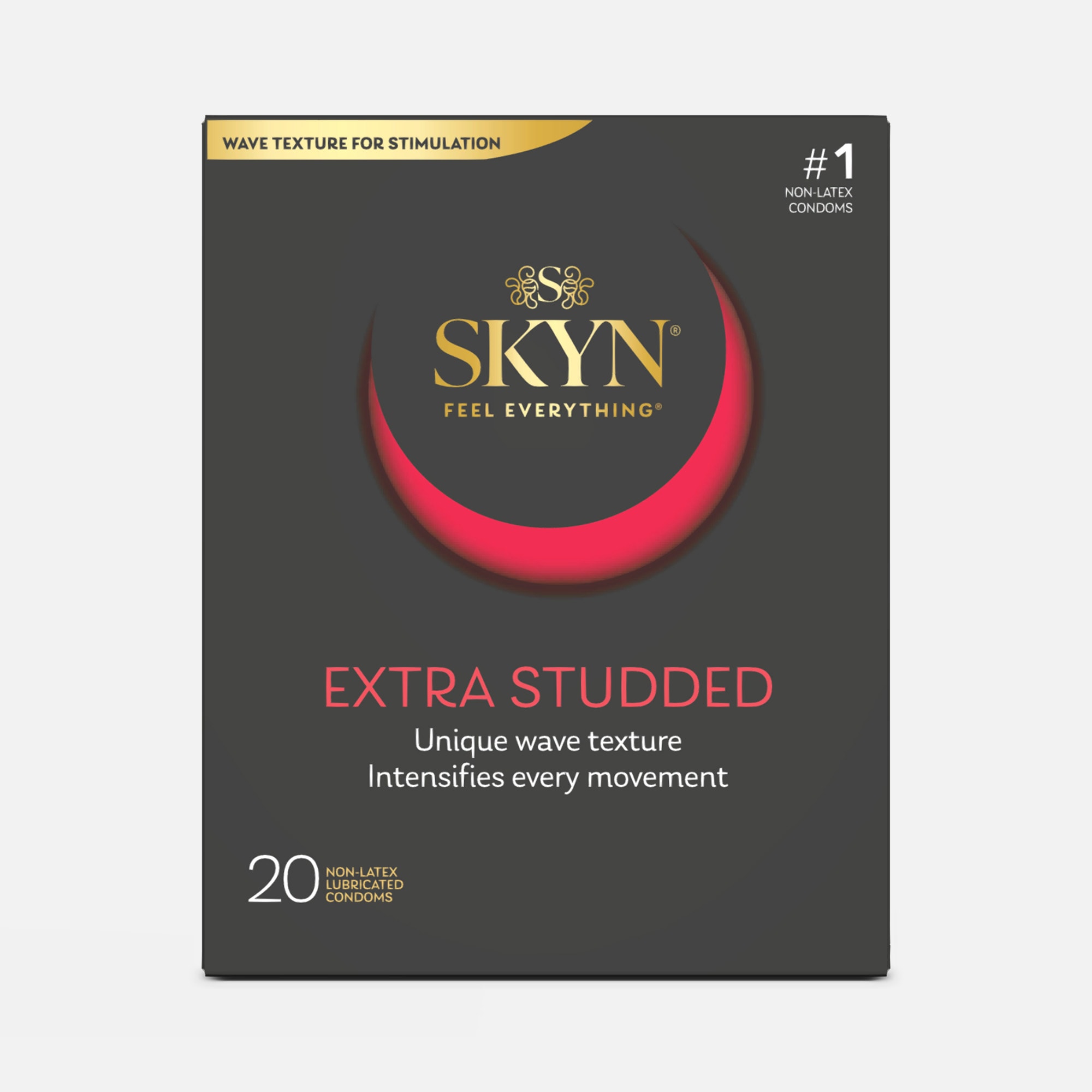 SKYN Extra Studded Condoms, 20 ct., , large