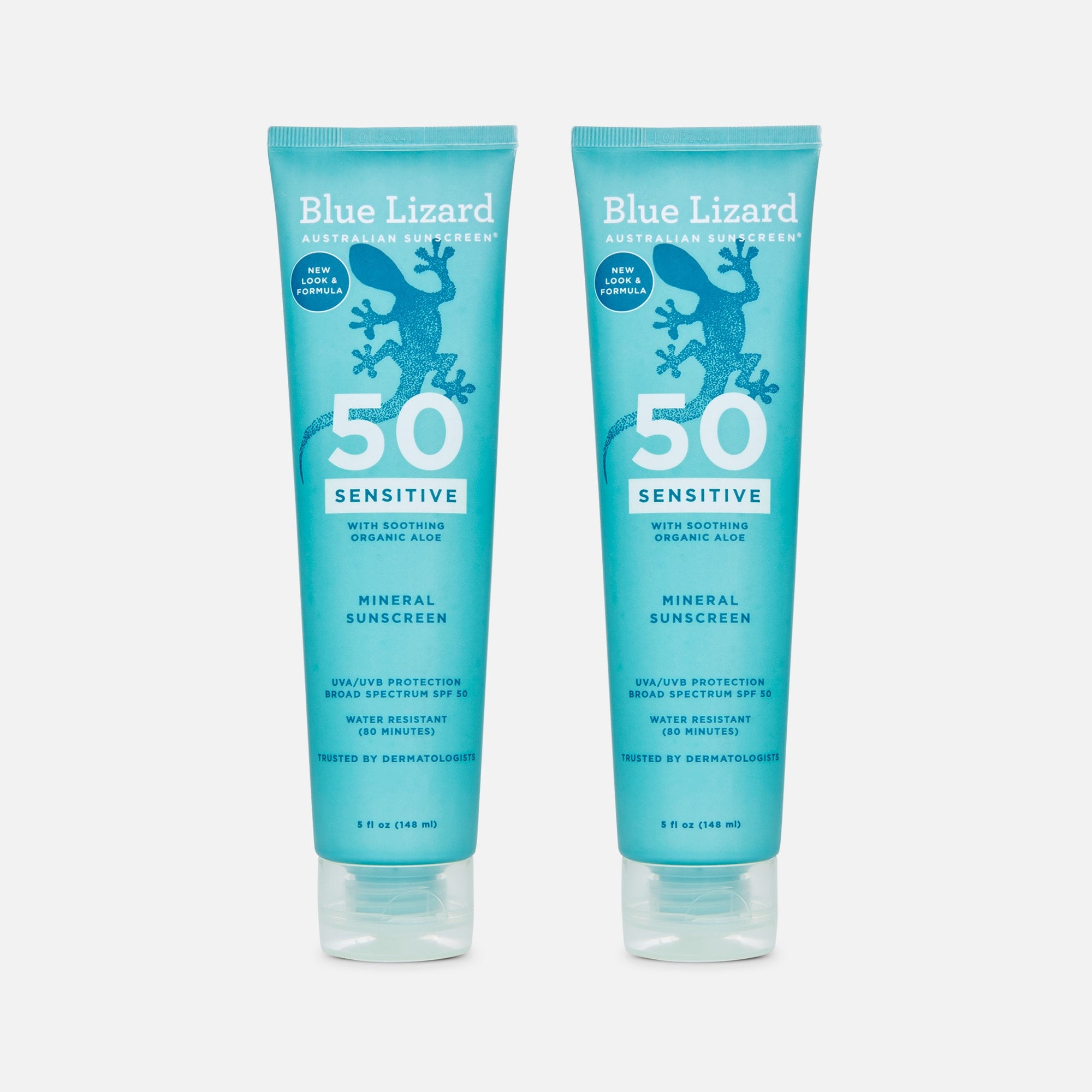 Blue Lizard Sensitive Sunscreen SPF 50 Lotion, 5 oz. tube (2-Pack), , large