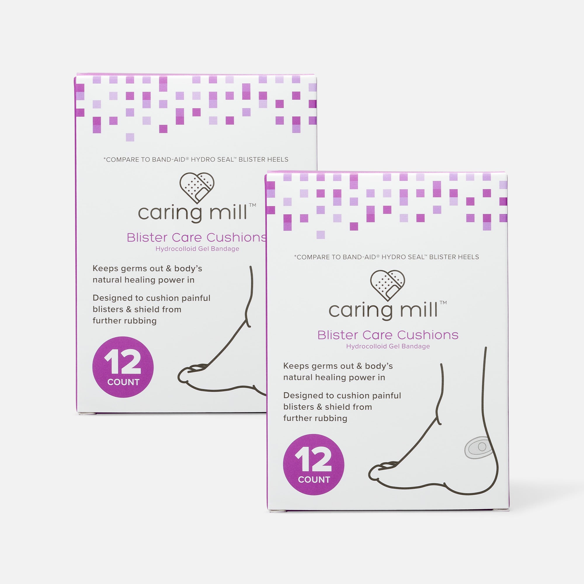 Caring Mill™ Blister Care Cushions, 12 ct. (2-Pack), , large