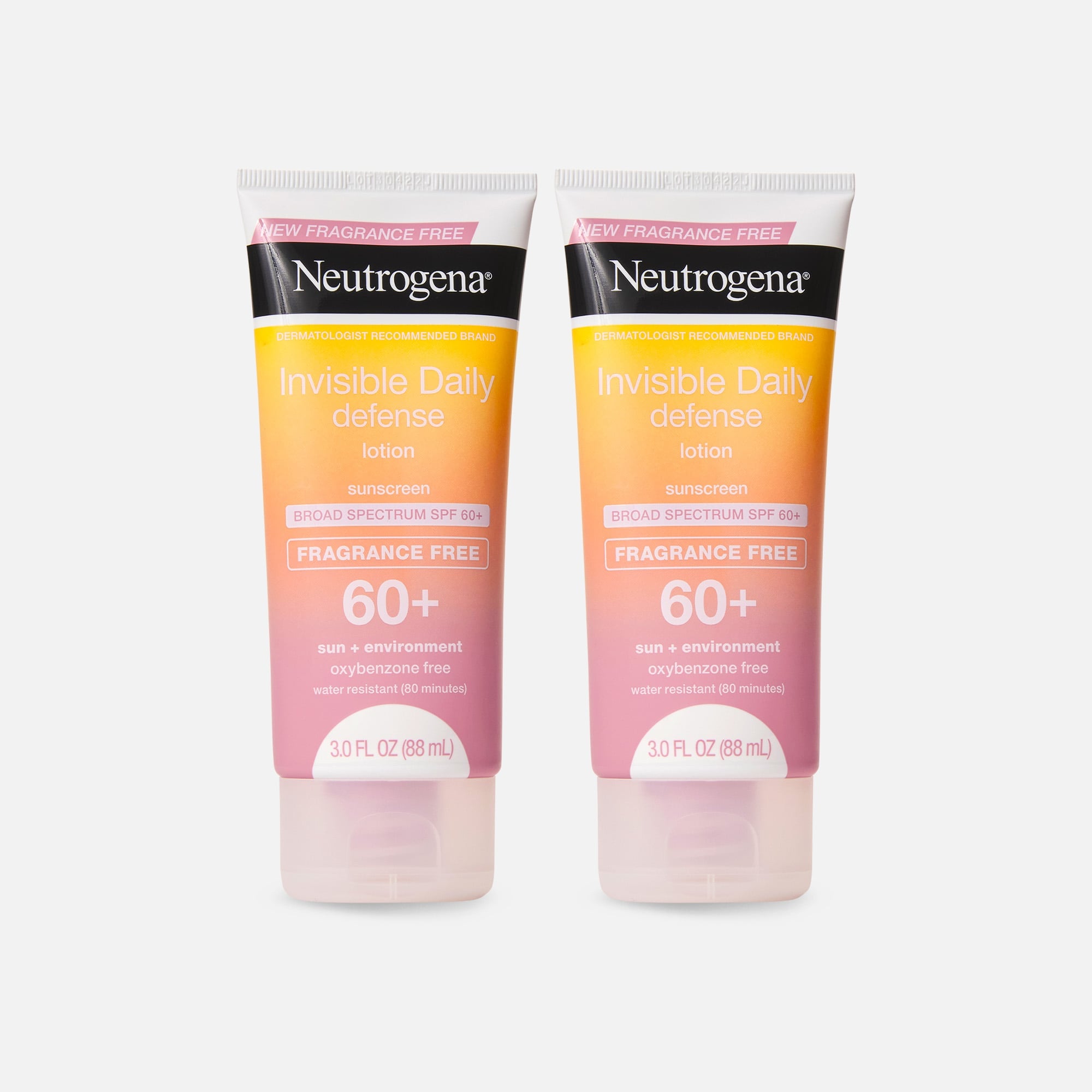 Neutrogena Invisible Defense Fragrance-Free Lotion SPF 60+, 3 oz. (2-Pack), , large