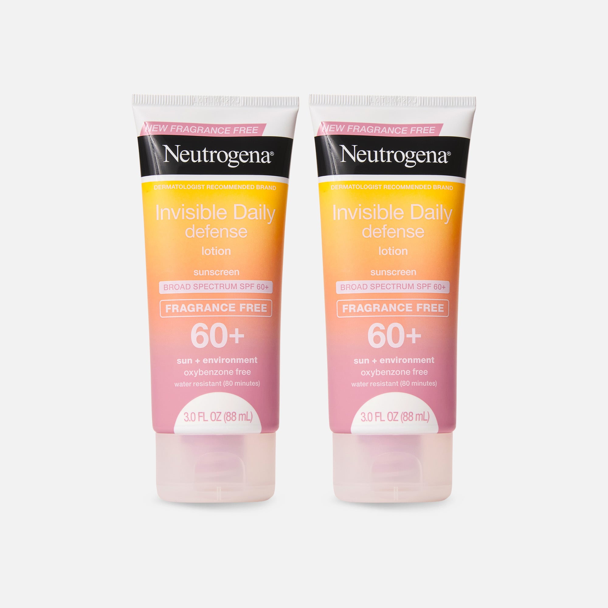 Neutrogena Invisible Defense Fragrance-Free Lotion SPF 60+, 3 oz. (2-Pack), , large