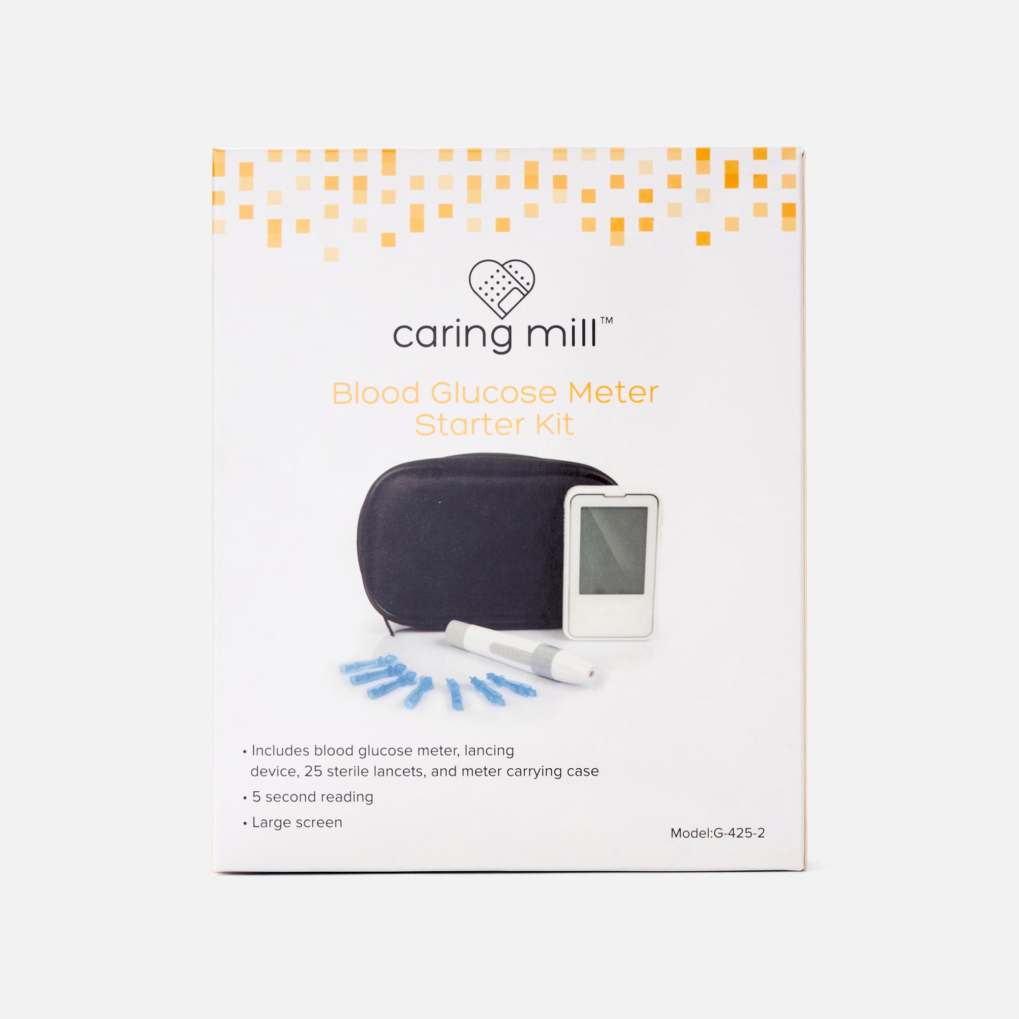 Caring Mill™ Glucose Meter Starter Kit, , large