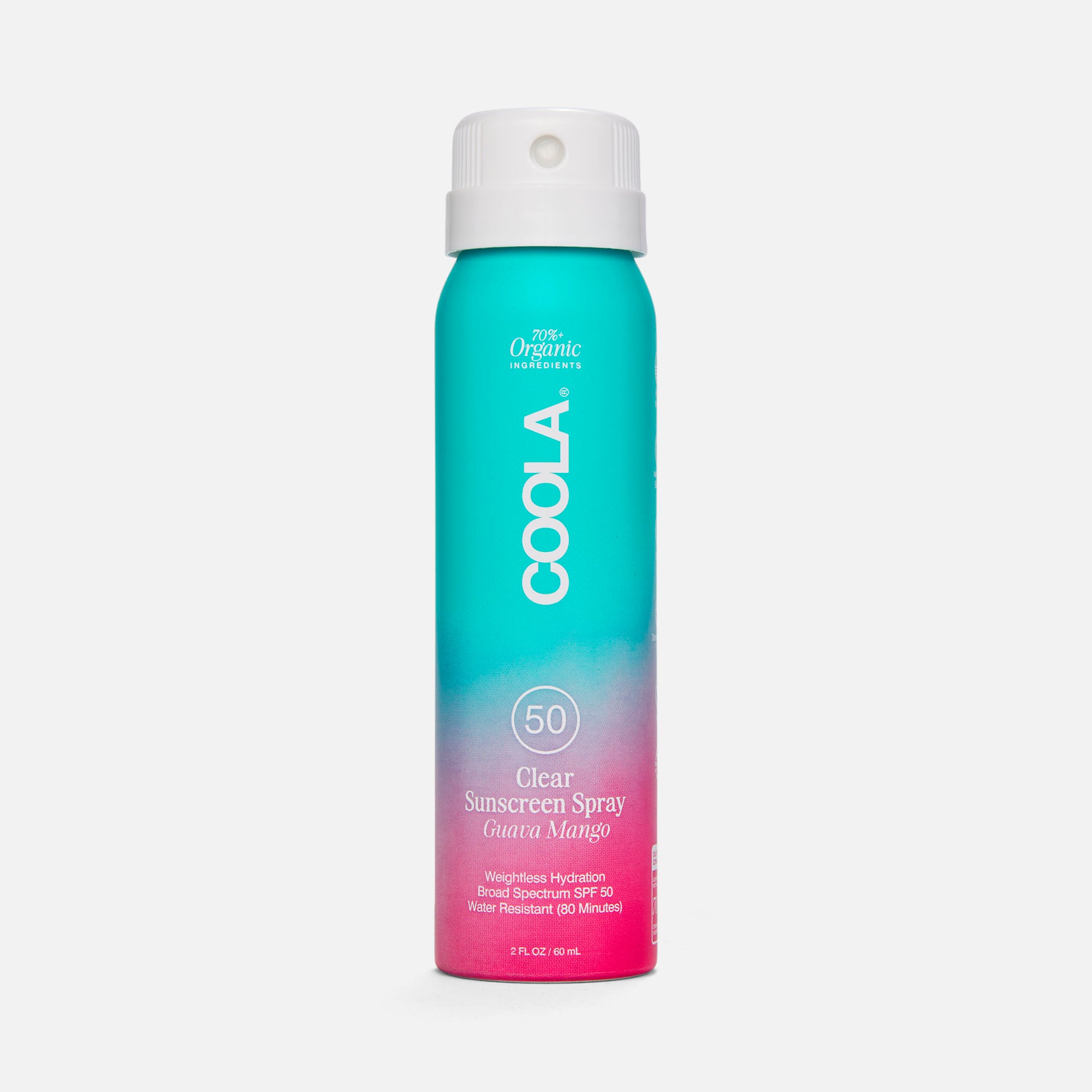 COOLA Classic Body Organic Sunscreen Spray SPF 50 Guava Mango - Travel Size, , large