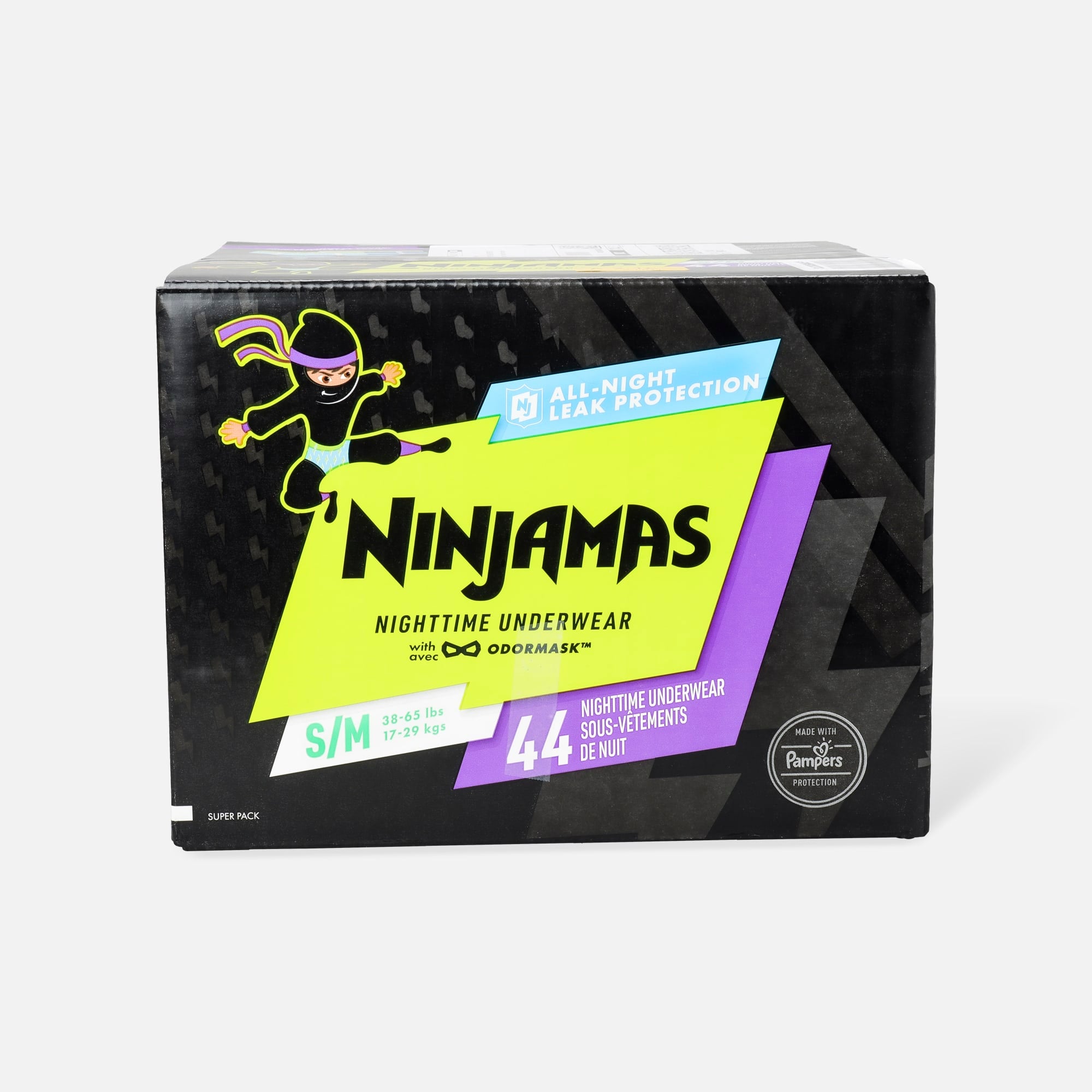Ninjamas Nighttime Bedwetting Underwear for Boys, , large